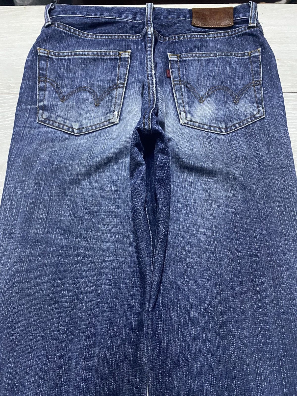 Edwin Vintage Edwin 503 Faded Wash Distressed Loose Jeans Size US 30 / EU 46 - 4 Thumbnail