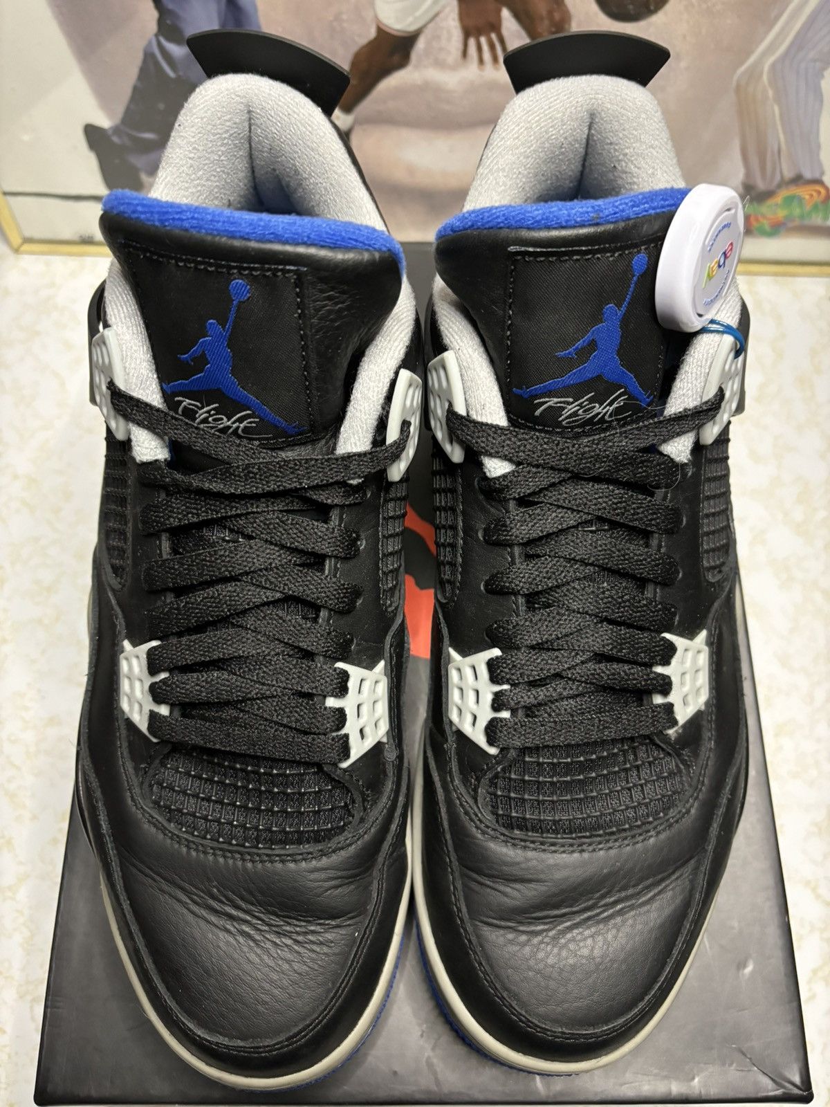 Jordan Brand Air Jordan 4 Retro Motorsports Alternate 2017 Size US 10 / EU 43 - 2 Thumbnail