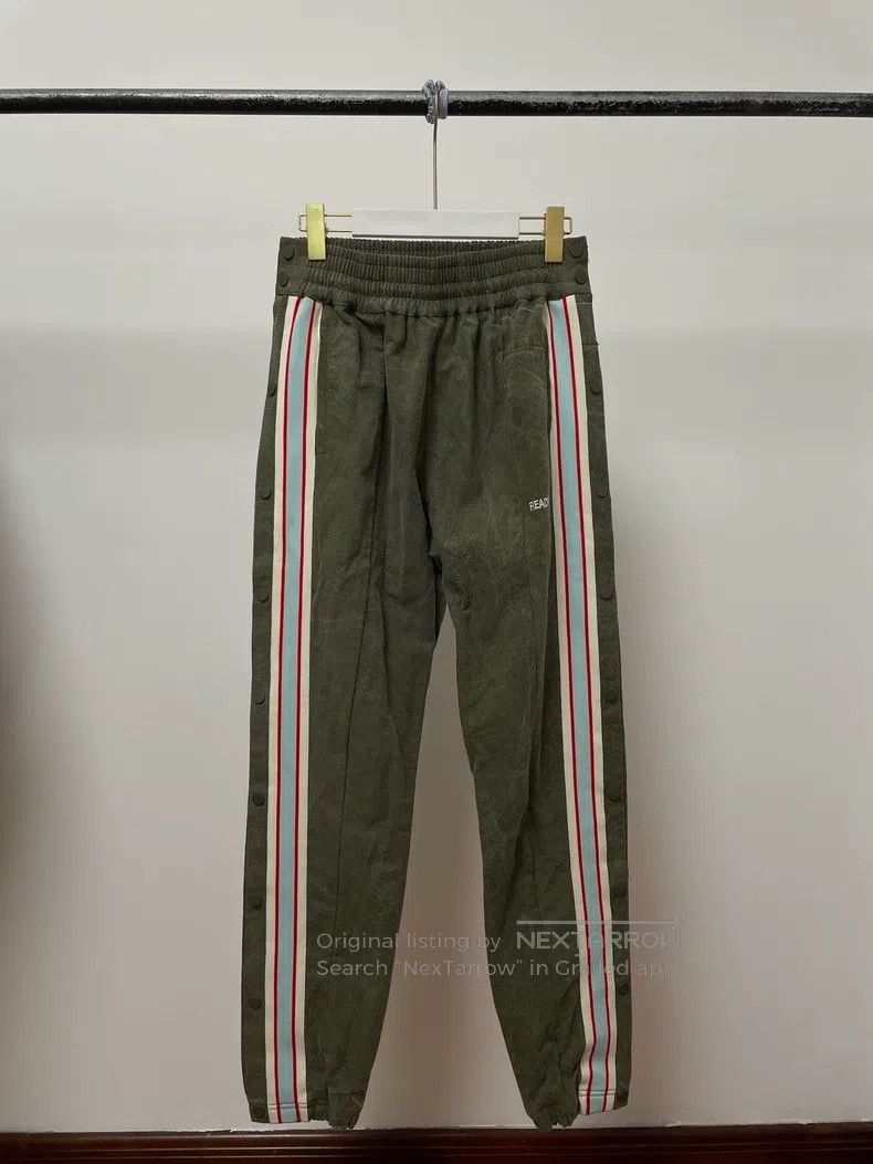 READYMADE Ready Made size 2 Military Green Side Stripe Tapered Sweatp Size US 38 / EU 54 - 1 Thumbnail