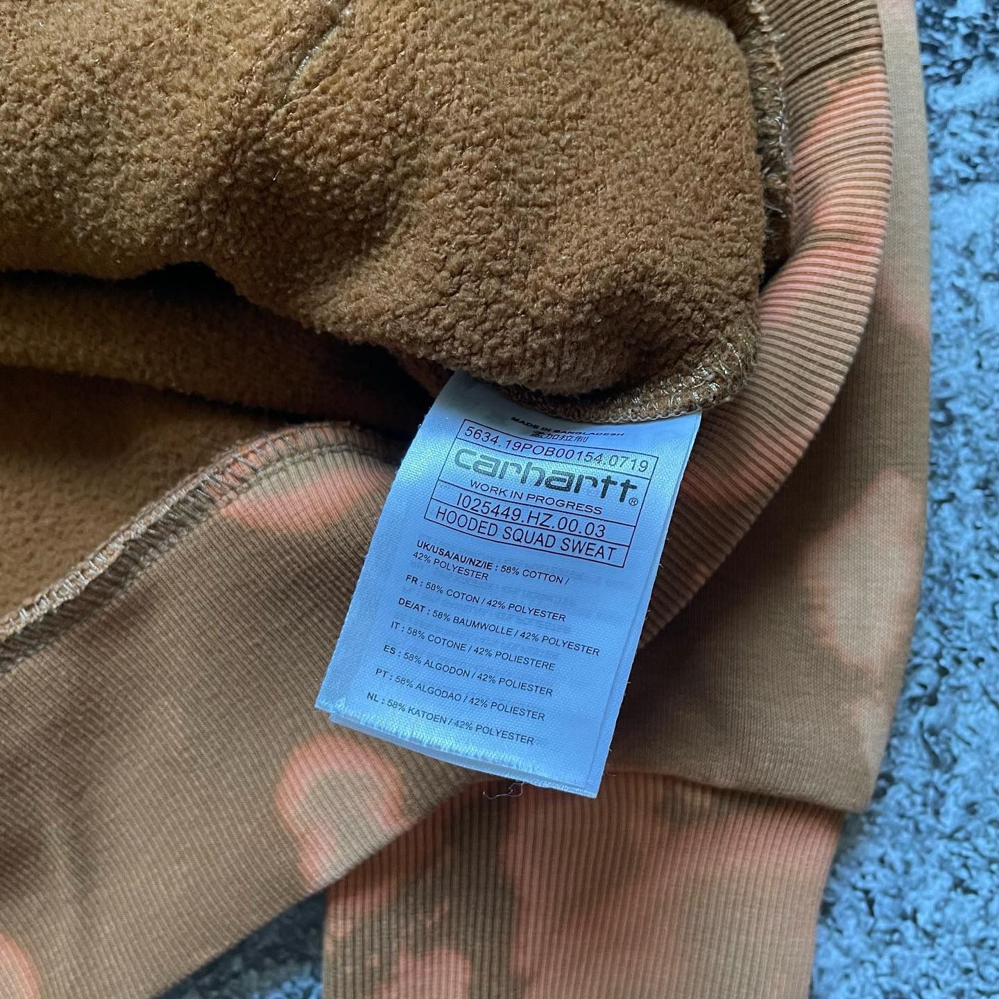 Carhartt × Carhartt Wip Carharrt WIP Custom Brown Boxy Hoodie Size US M / EU 48-50 / 2 - 7 Thumbnail
