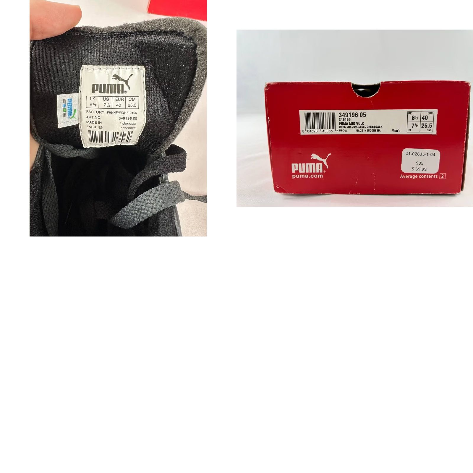Puma PUMA Clyde Mid Vulc 349196-05 Size 7.5 Men's Size US 8 / EU 41 - 8 Thumbnail