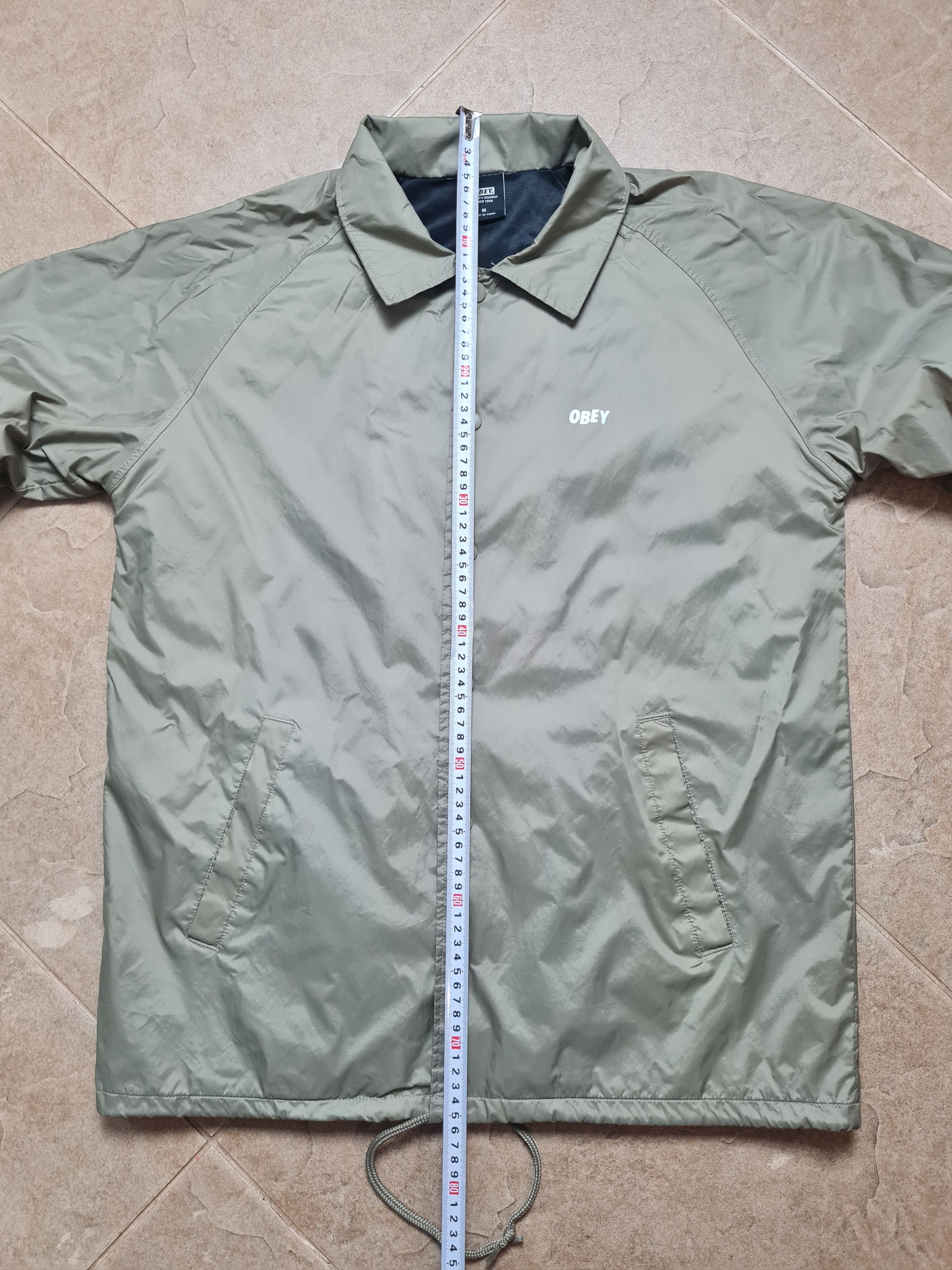Obey Mens Jacket Rare Obey Coach Jacket Windbreaker Size M Size US M / EU 48-50 / 2 - 8 Thumbnail