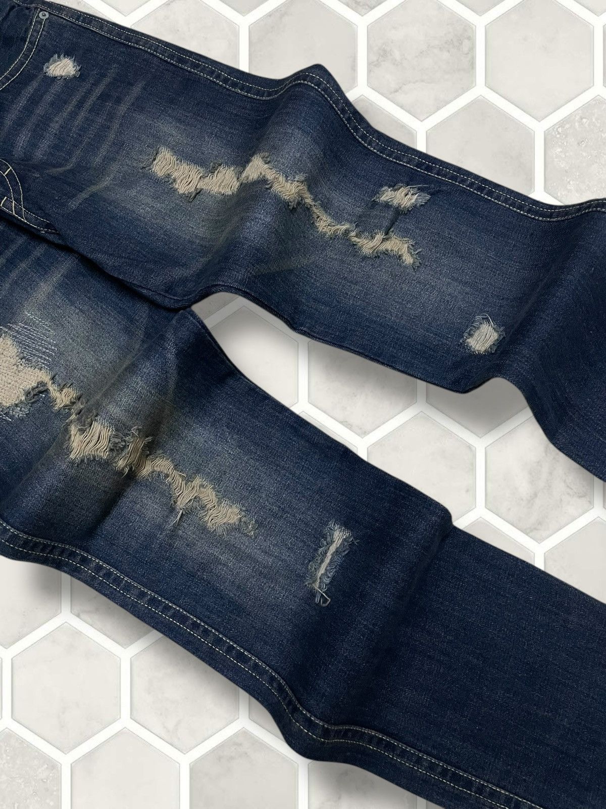 Hysteric Glamour Vintage Rare Designer Japan Beams Distressed Grunge Denim Size US 30 / EU 46 - 6 Thumbnail
