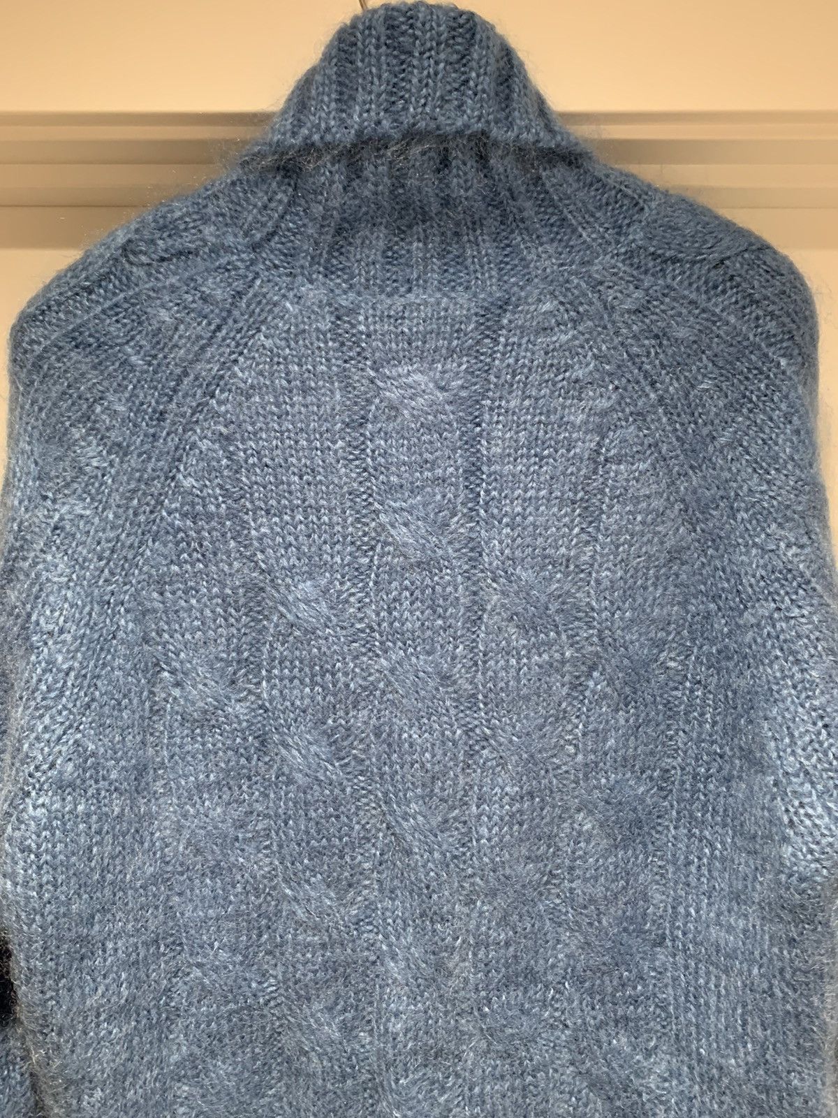 Gucci FW13 Runway Blue Mohair Turtleneck Sweater Size US L / EU 52-54 / 3 - 9 Thumbnail