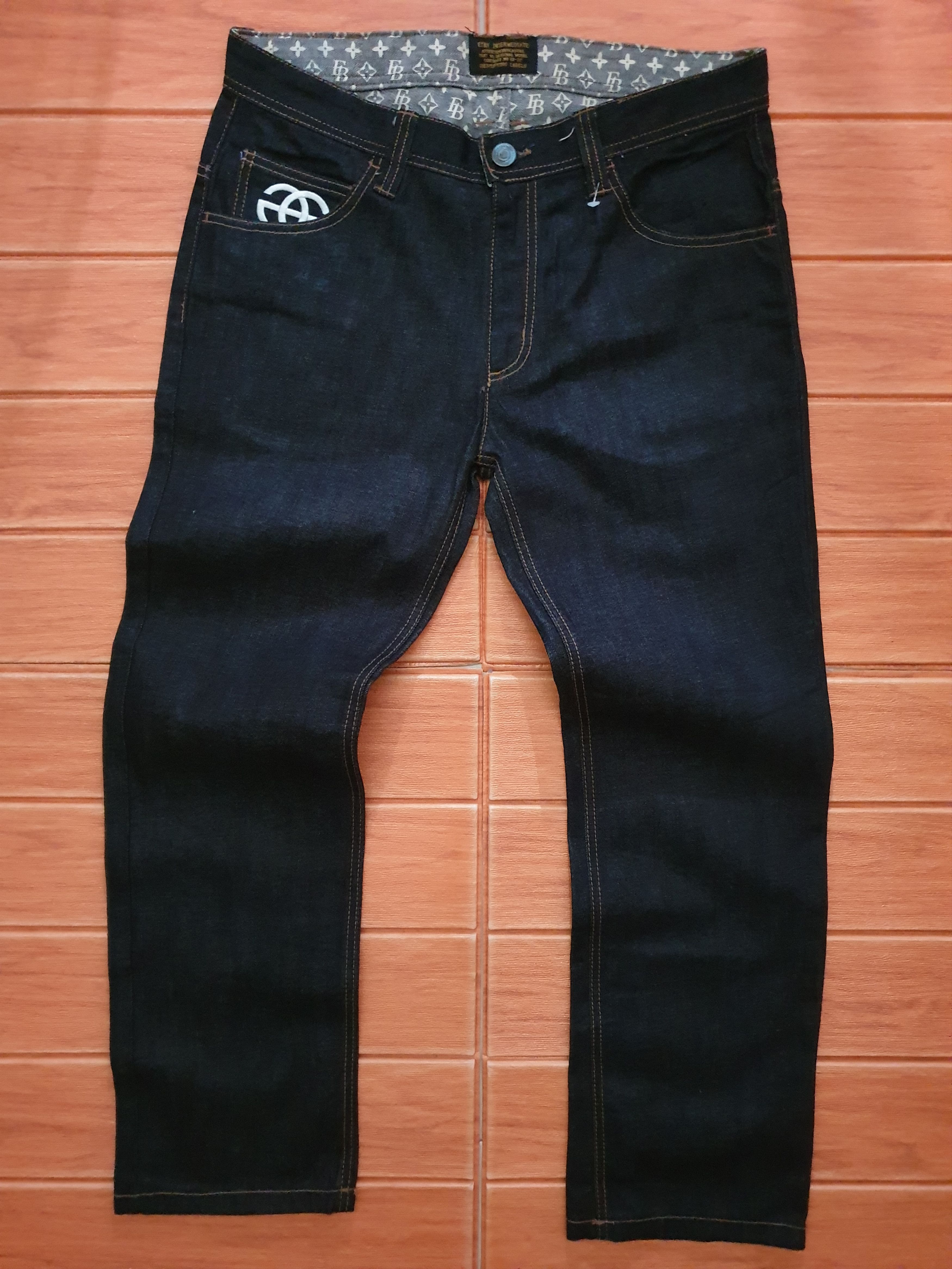 Japanese Brand 💥Etbx inspired blue colour denim pant Size US 34 / EU 50 - 6 Thumbnail