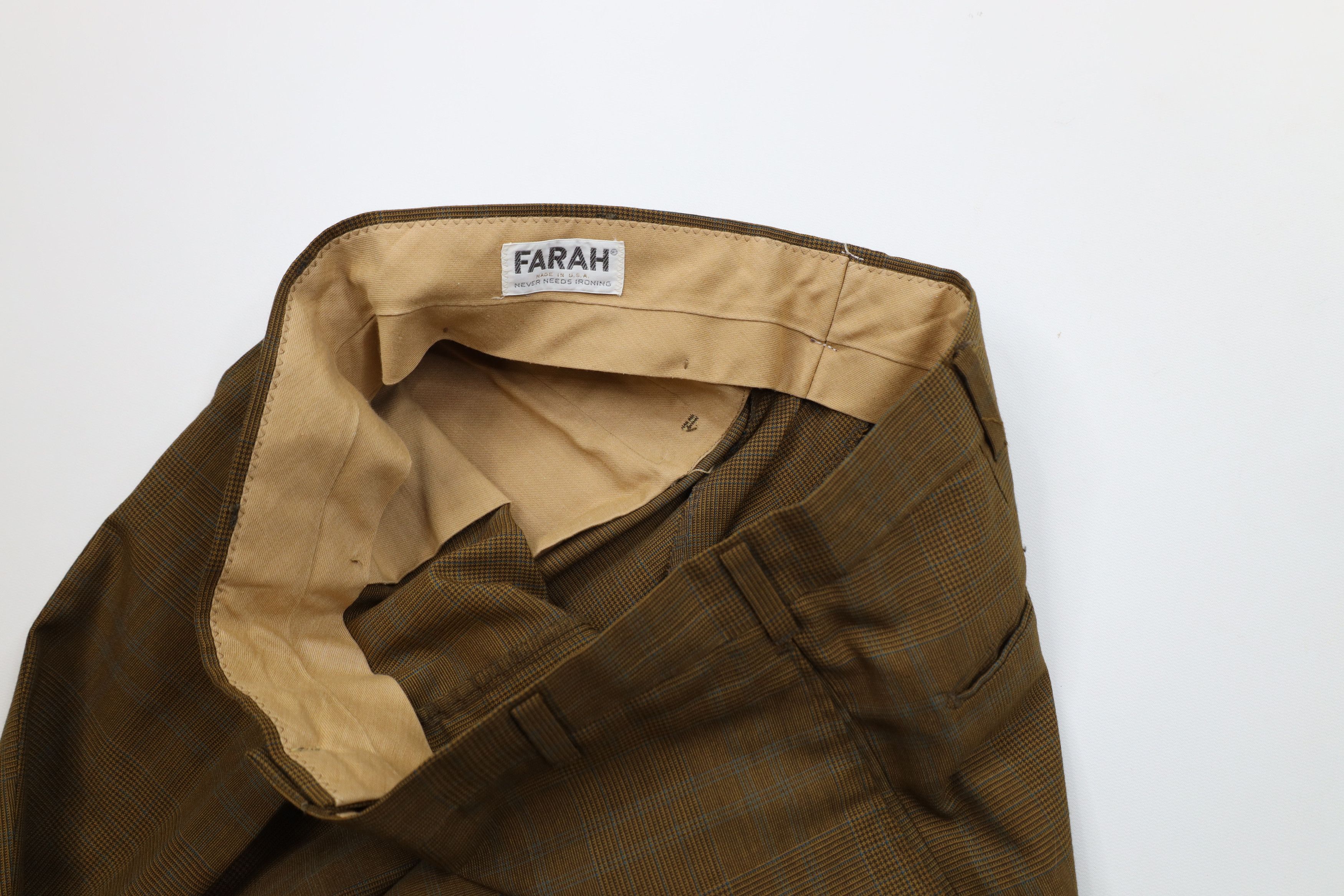 Vintage Vintage 60s Streetwear Houndstooth Plaid Chino Pants USA Size US 32 / EU 48 - 9 Thumbnail