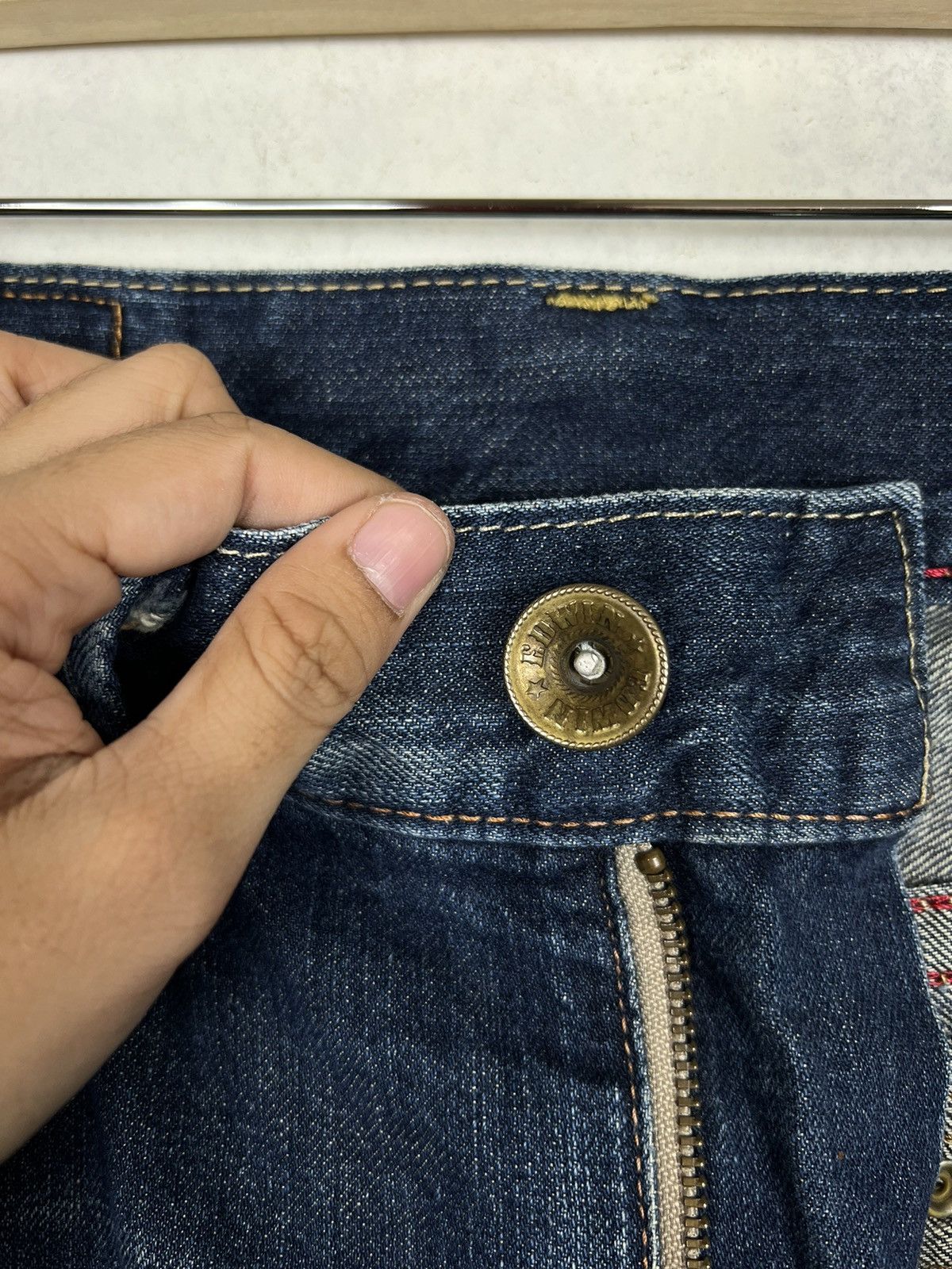Edwin 🔥 EDWIN COW EXCLUSIVE VINTAGE BROKEN DENIM Size US 34 / EU 50 - 12 Thumbnail