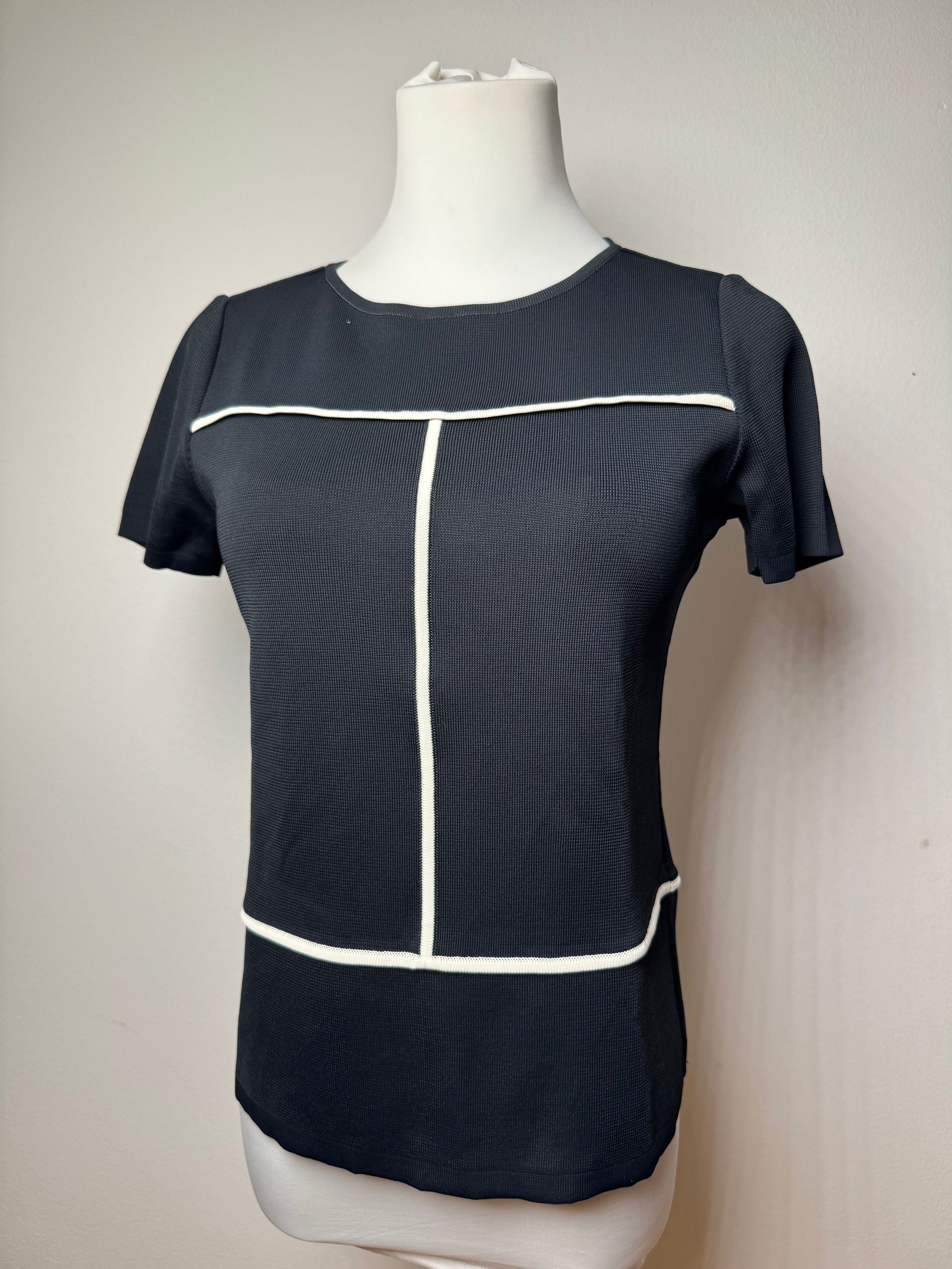 Balenciaga Vintage Shirt Black White M Size S / US 4 / IT 40 - 1 Thumbnail