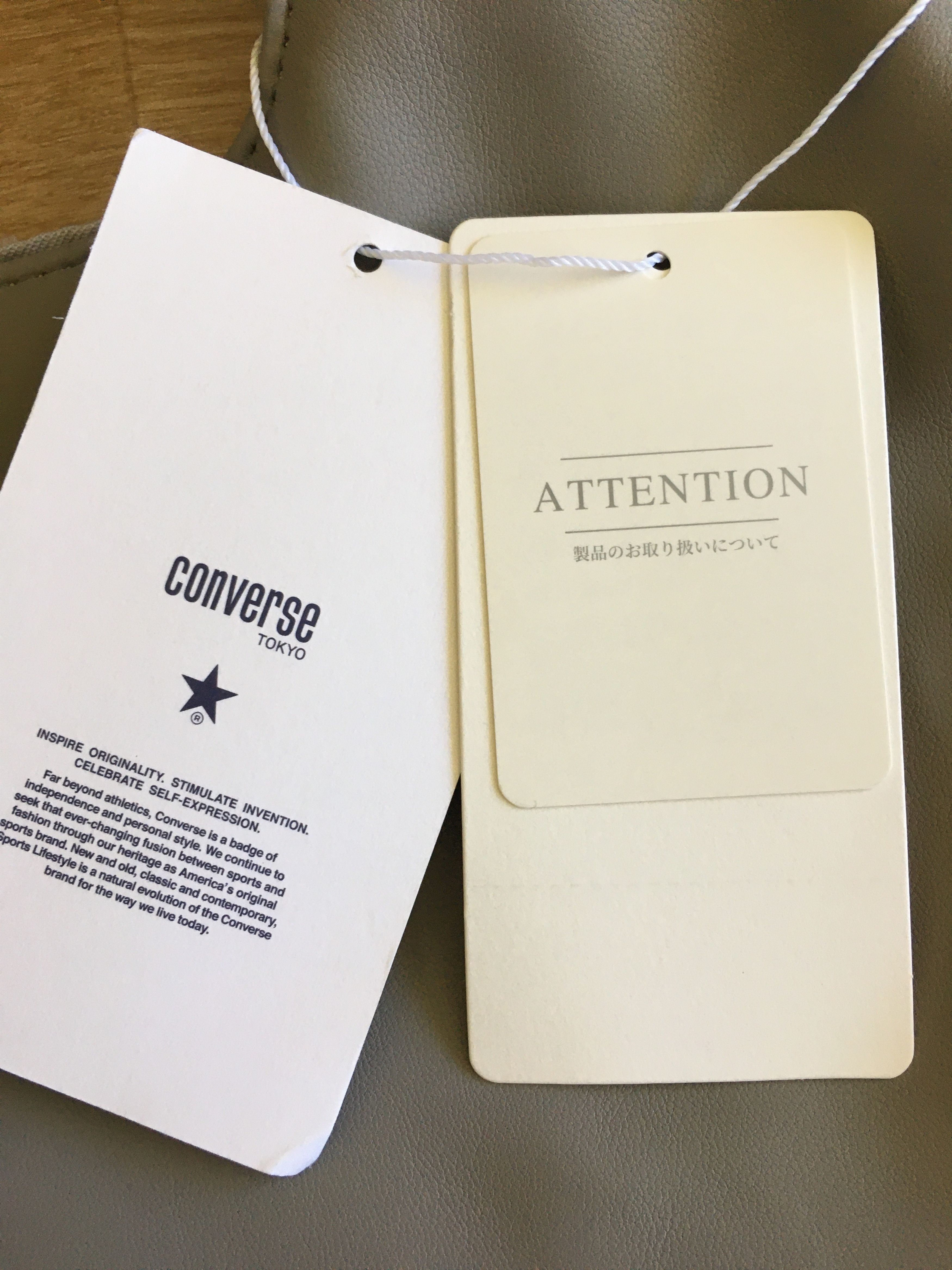 Converse 🇯🇵CONVERSE TOKYO FAKE-LEATHER 2WAY SHOPPING BAG Size ONE SIZE - 11 Thumbnail