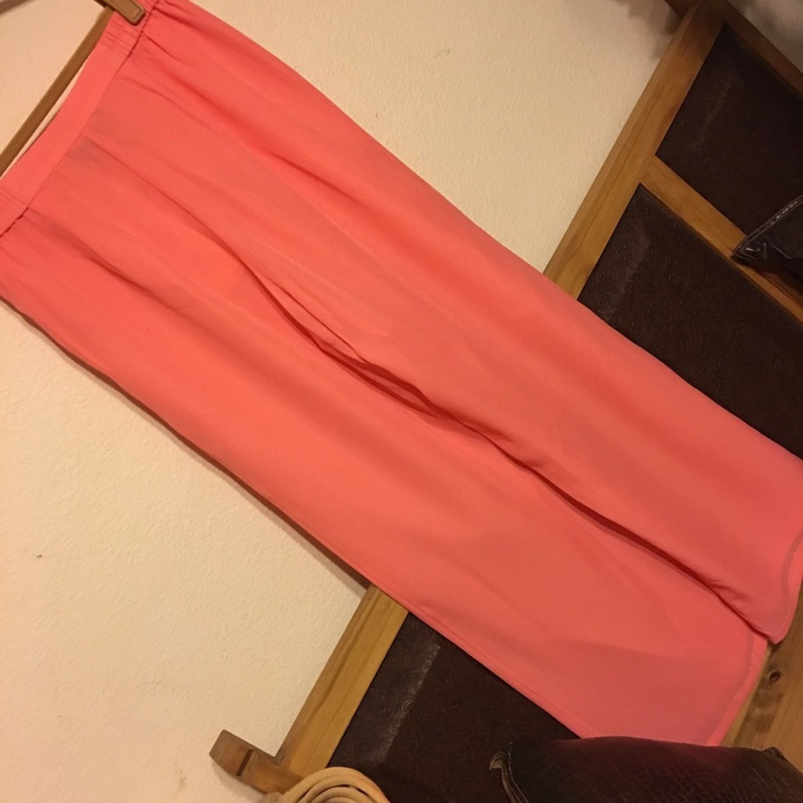 Other Metro Style pull on trouser coral pink NWT Size 34" / US 12 / IT 48 - 3 Thumbnail