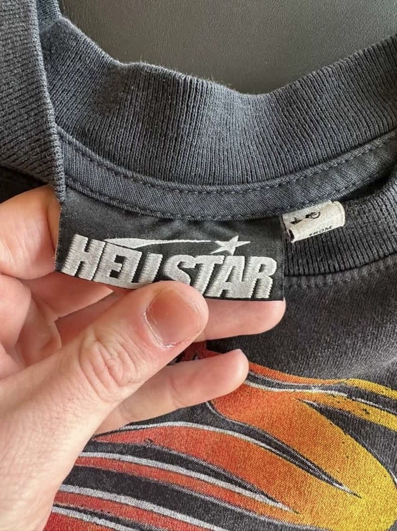 HELLSTAR Hellstar superhero t shirt black Size US XL / EU 56 / 4 - 5 Thumbnail