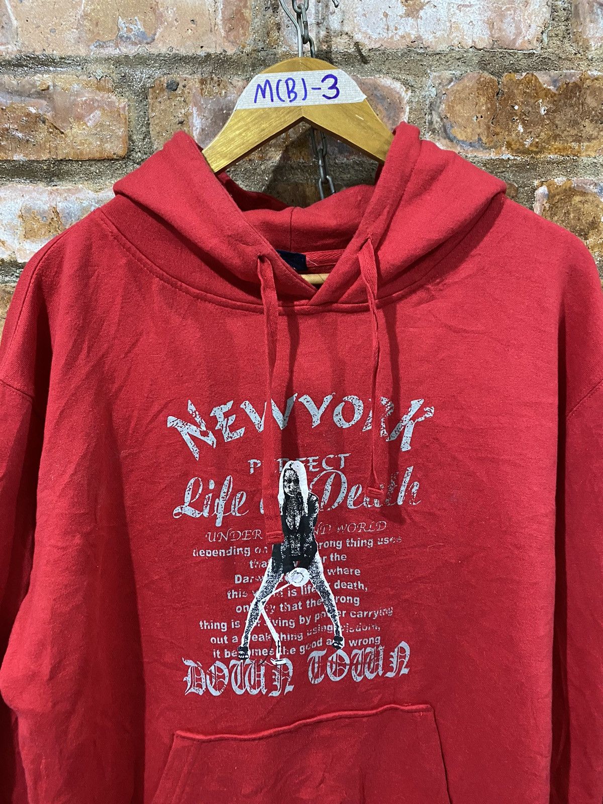 If Six Was Nine × Japanese Brand × Shellac 2000s New York Flight crew Punk Poem sex hoodie Size US XL / EU 56 / 4 - 2 Thumbnail
