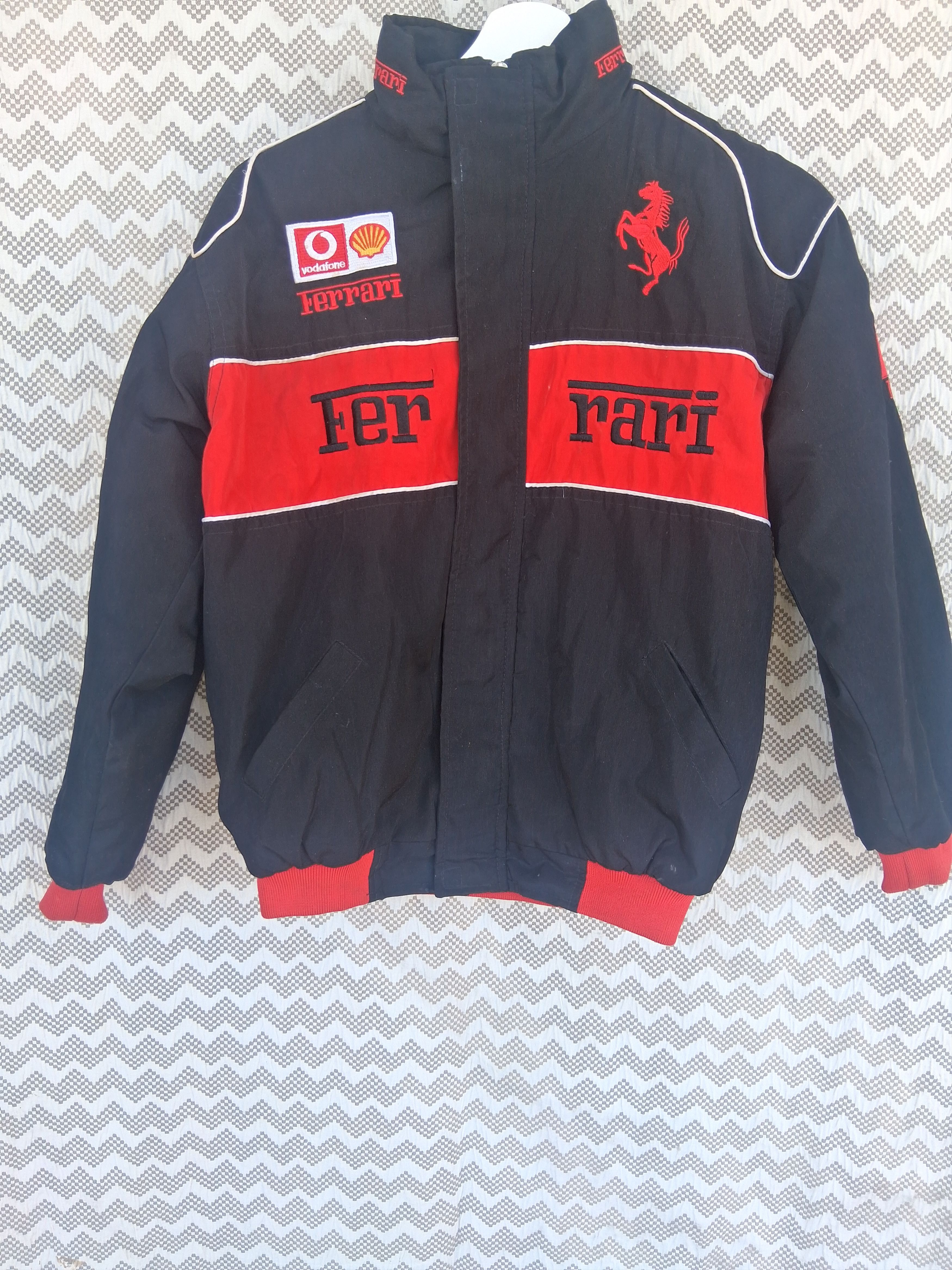 Ferrari Ferrari Racing Jacket with Vodafoen Sponsor Logo from 1990s Size US XS / EU 42 / 0 - 1 Thumbnail