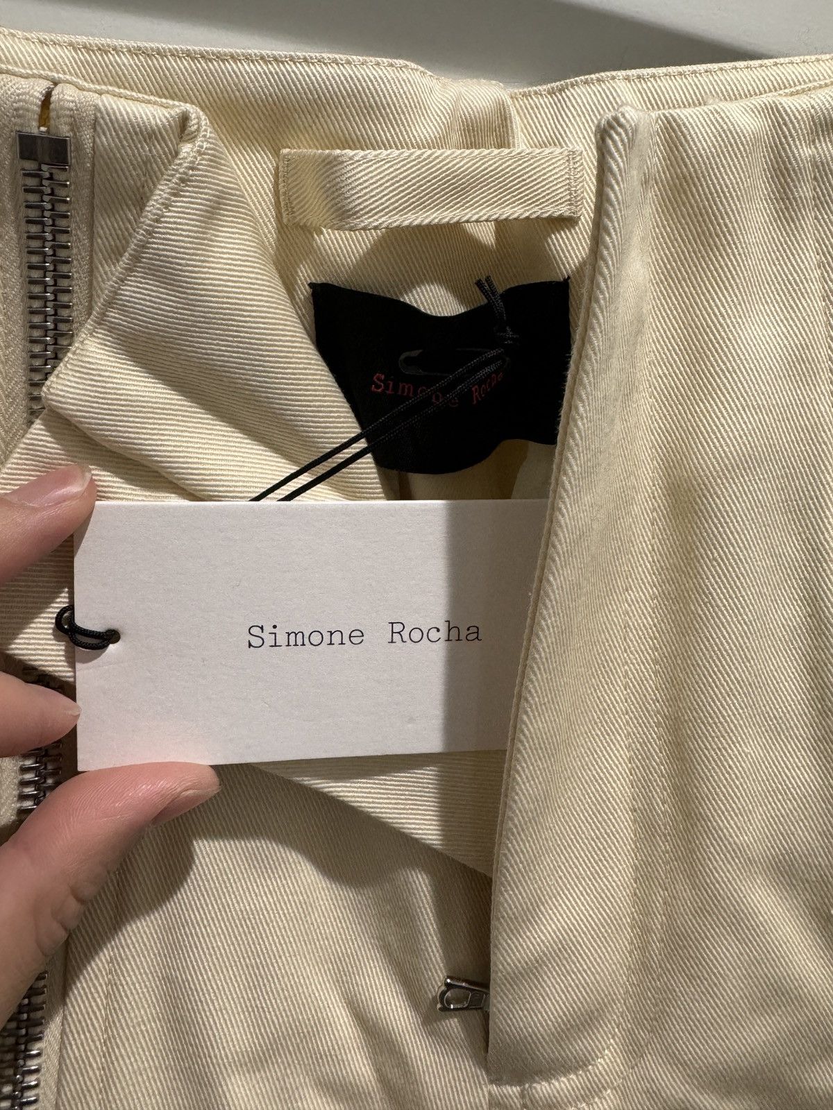 cream Simone Rocha joggers
