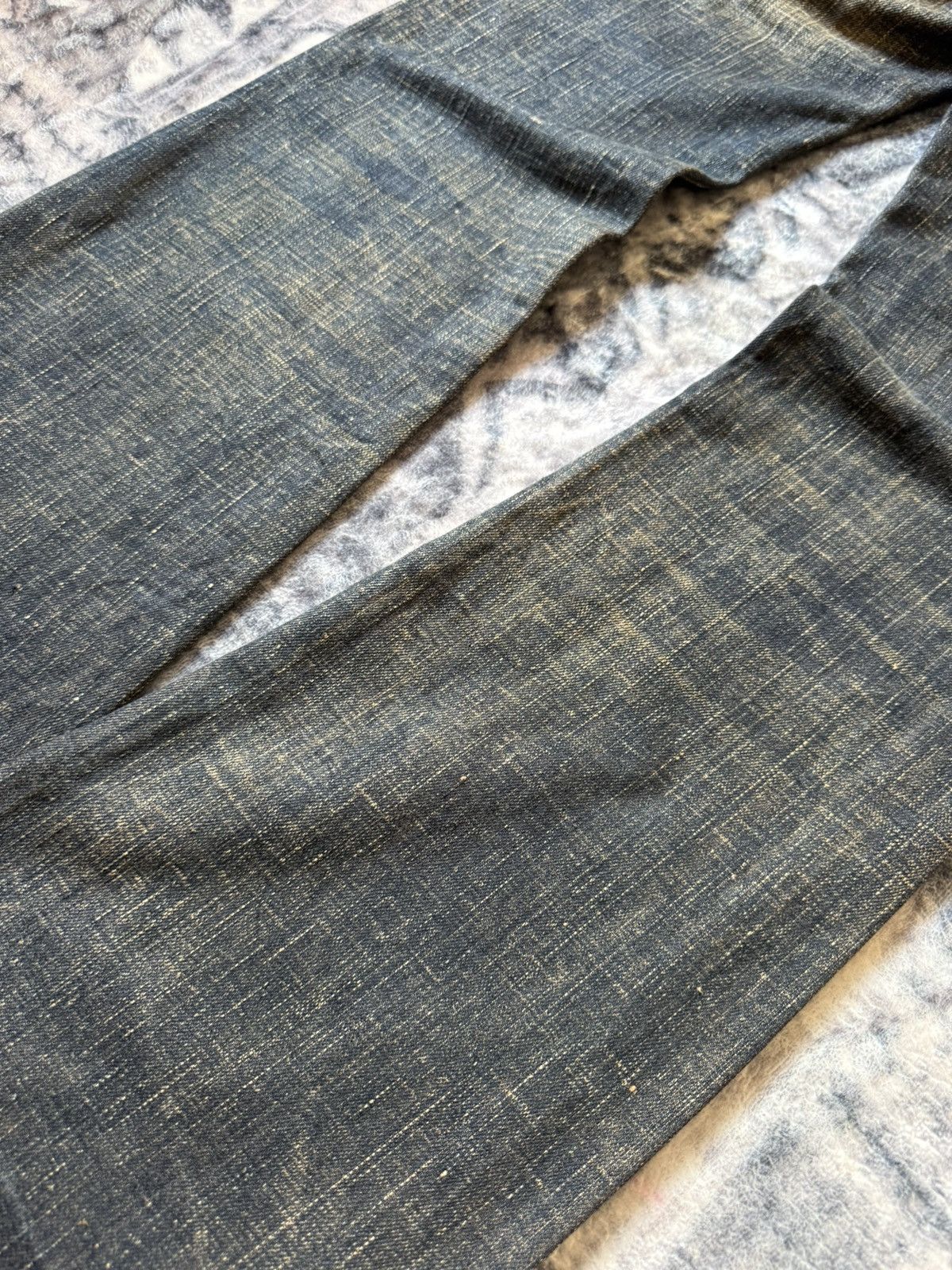 GOSTAR DE FUGA × Hysteric Glamour × Japanese Brand Drive Jeans Japan Mud Wash Low Rise Flared Jeans Size US 26 / EU 42 - 16 Thumbnail