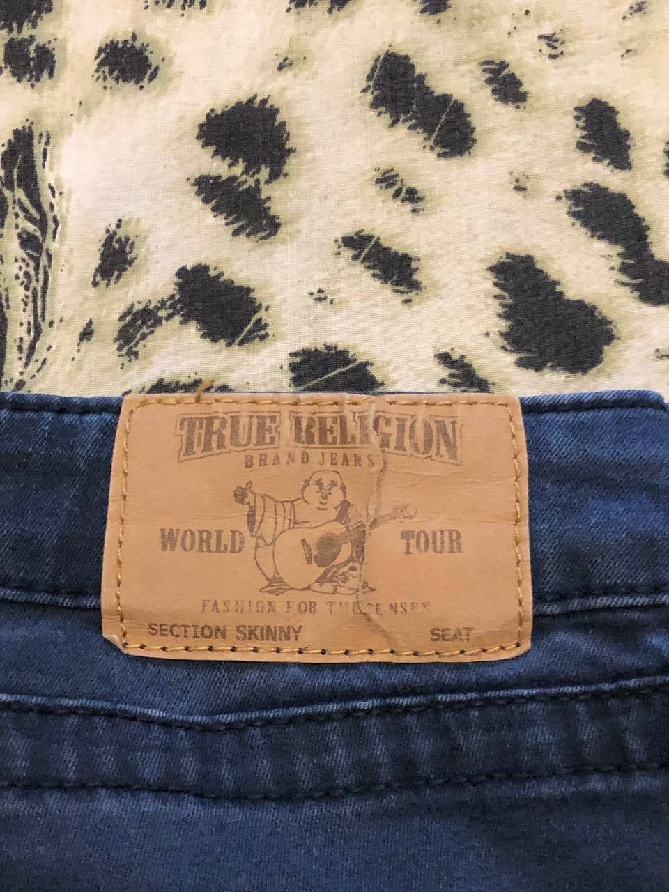 True Religion Vintage True Religion jeans logo crazy Y2K streetwear Size US 28 / EU 44 - 6 Thumbnail