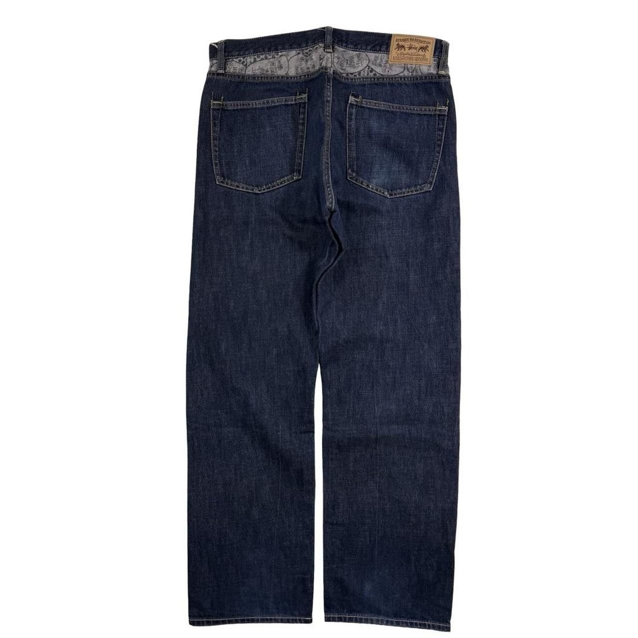 Stussy Vintage 2000s Stussy Comic Jeans - Waist: 33” Size US 33 - 1 Thumbnail