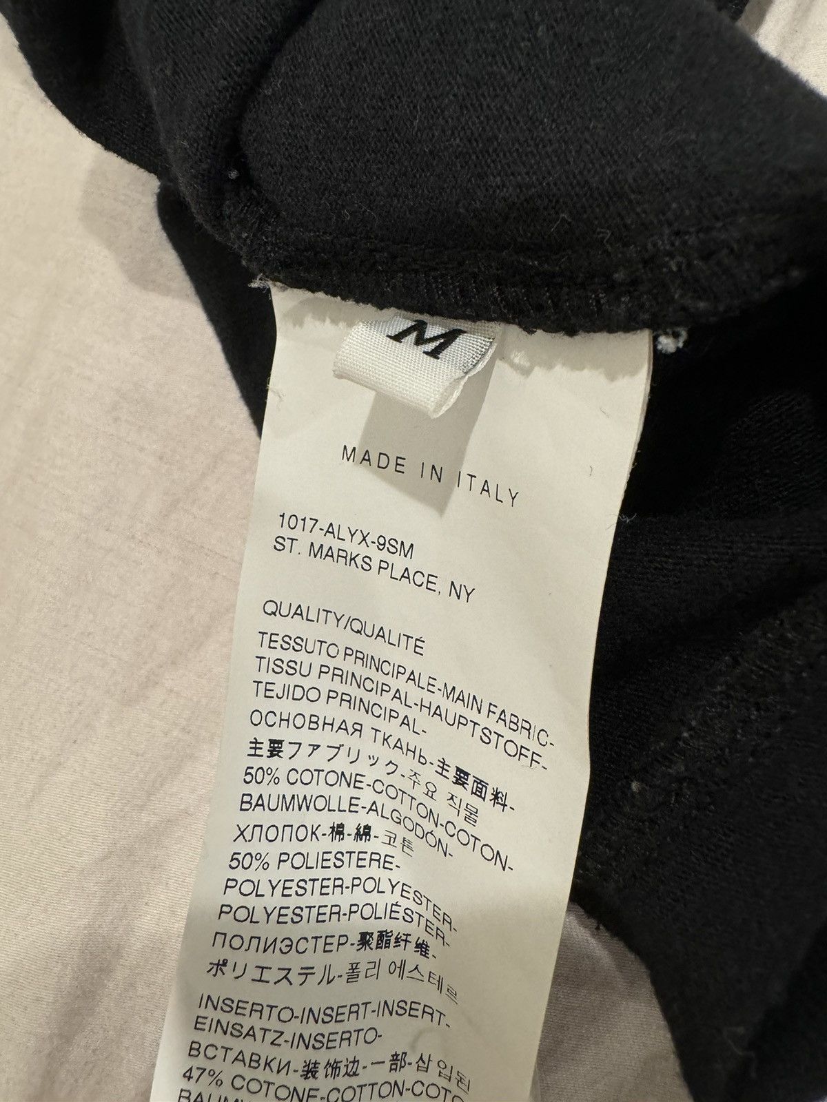 Alyx Alyx Black Tee Size US M / EU 48-50 / 2 - 4 Thumbnail