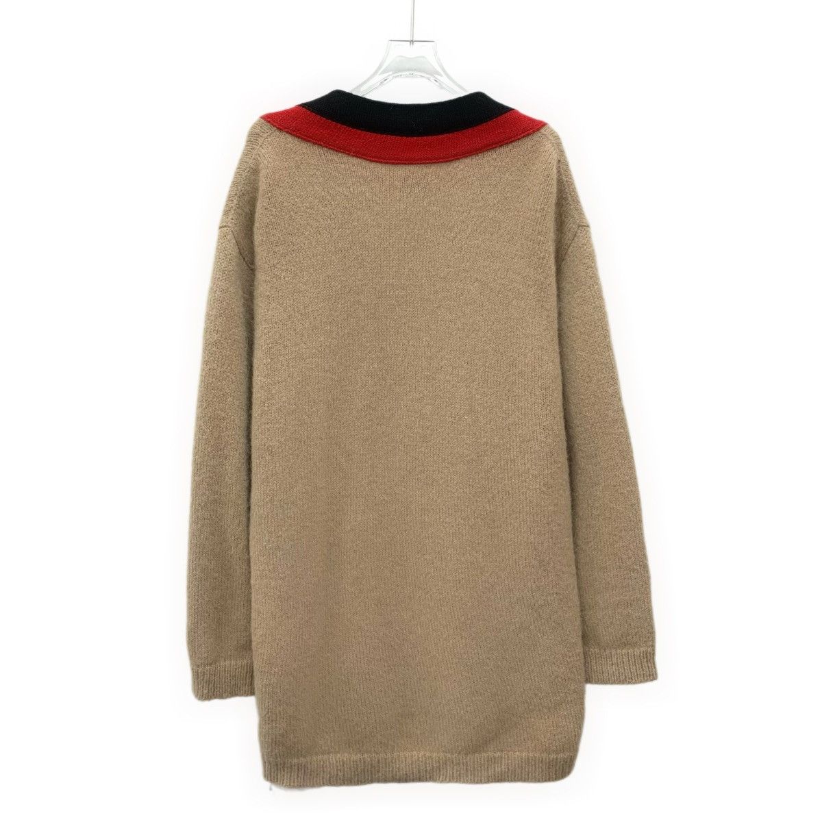 Moncler Moncler Brown Striped Logo Long Sleeve Knit Sweater K26WX Size M / US 6-8 / IT 42-44 - 2 Thumbnail