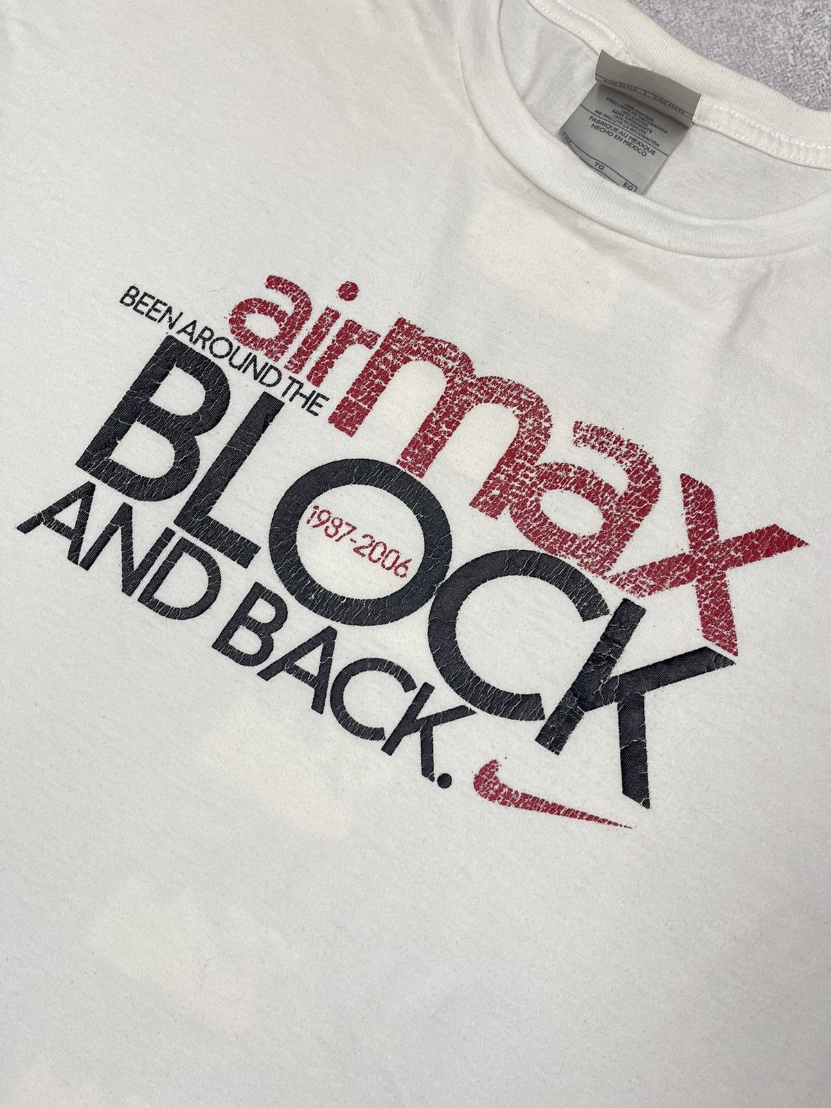 Nike Vintage Nike Air Max White T Shirt Archive Sneakers Y2K TN Size US XL / EU 56 / 4 - 11 Thumbnail