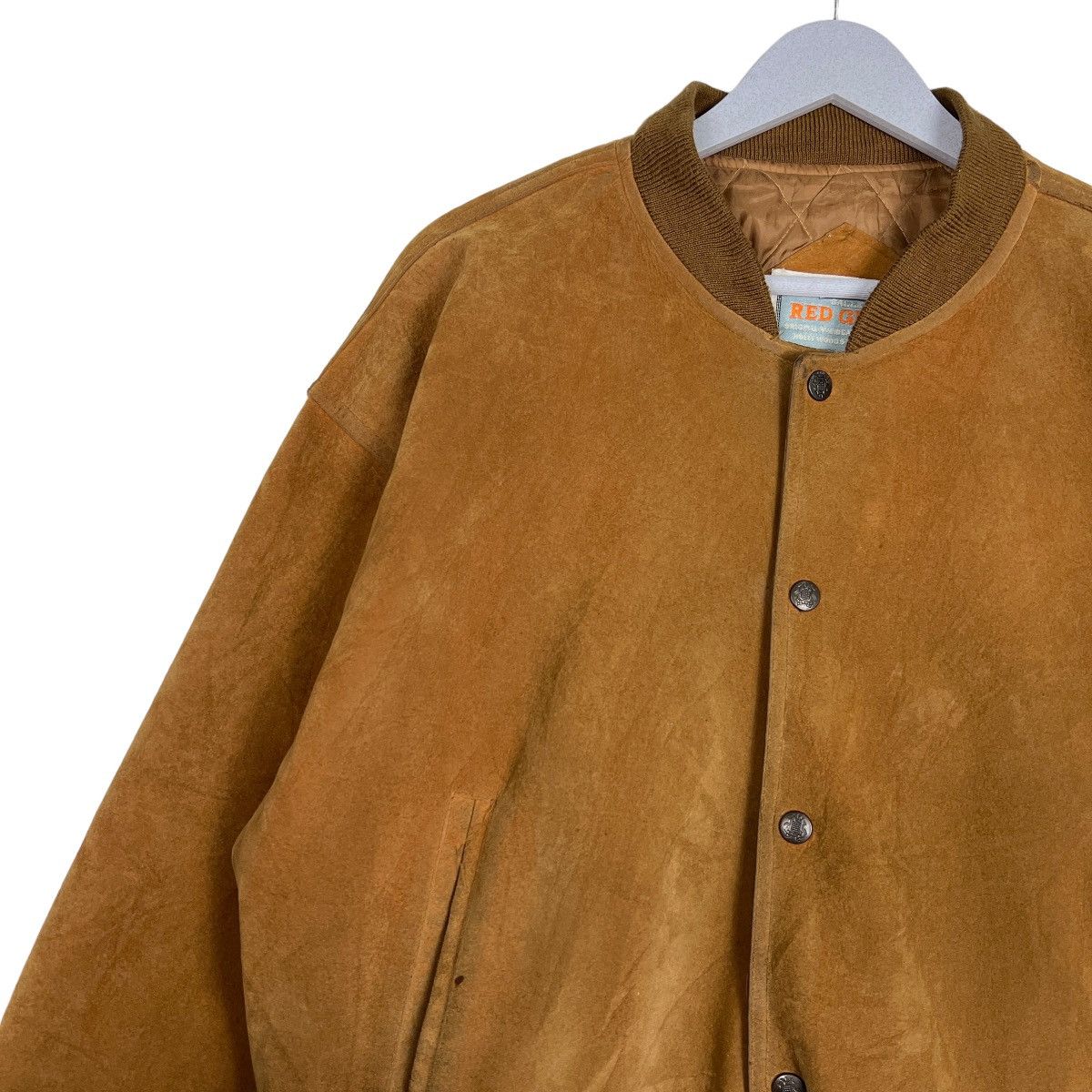 Japanese Brand 🔥 VINTAGE RED GRAPE AMBITIOUS VELVET BOMBER JACKET Size US M / EU 48-50 / 2 - 8 Thumbnail