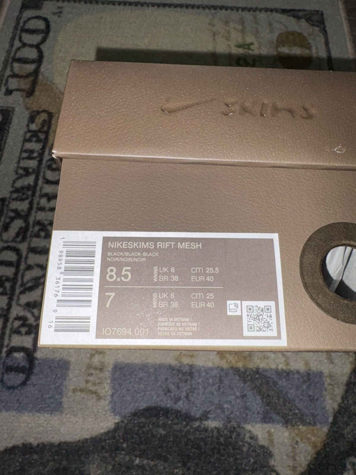 SKIMS Nike Rift Mesh SKIMS Black Size US 8.5 / IT 38.5 - 5 Thumbnail
