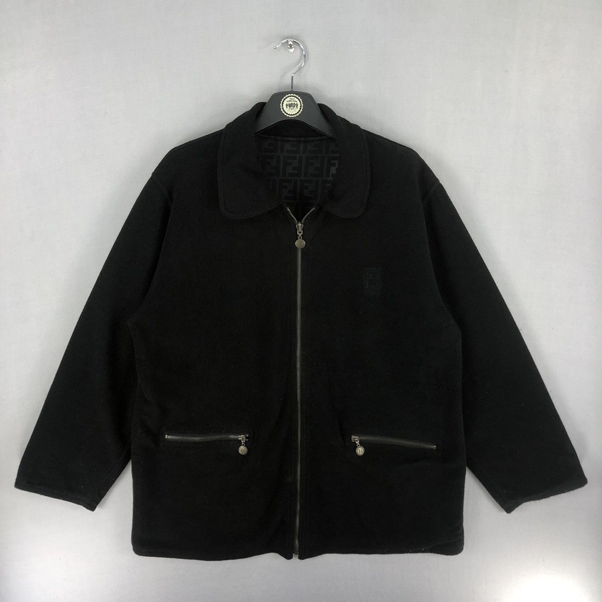 Fendi Vintage 90's Fendi Zucca Monogram Reversible Jacket Size US XL / EU 56 / 4 - 7 Thumbnail