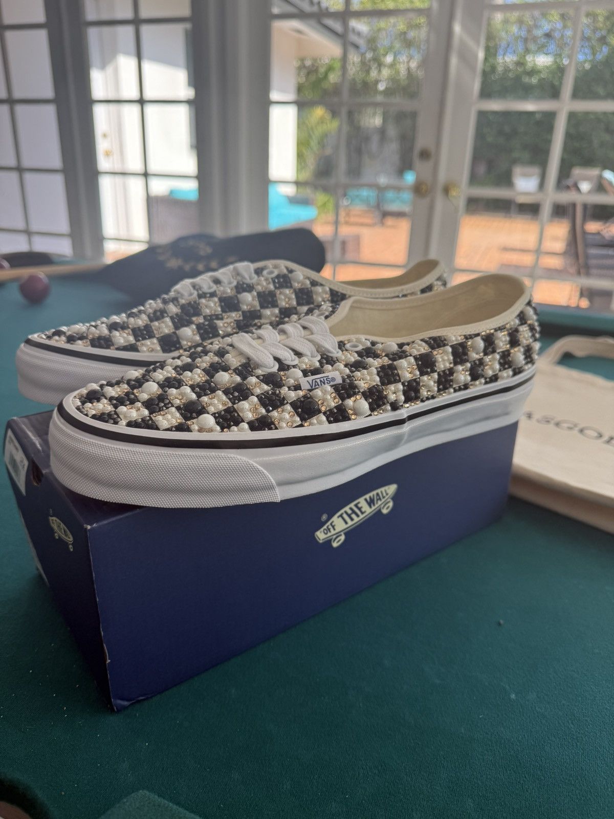 Vans Vans Authentic LX Mattias Gollin Autentiche Checkerboard Size US 10.5 / EU 43-44 - 6 Thumbnail