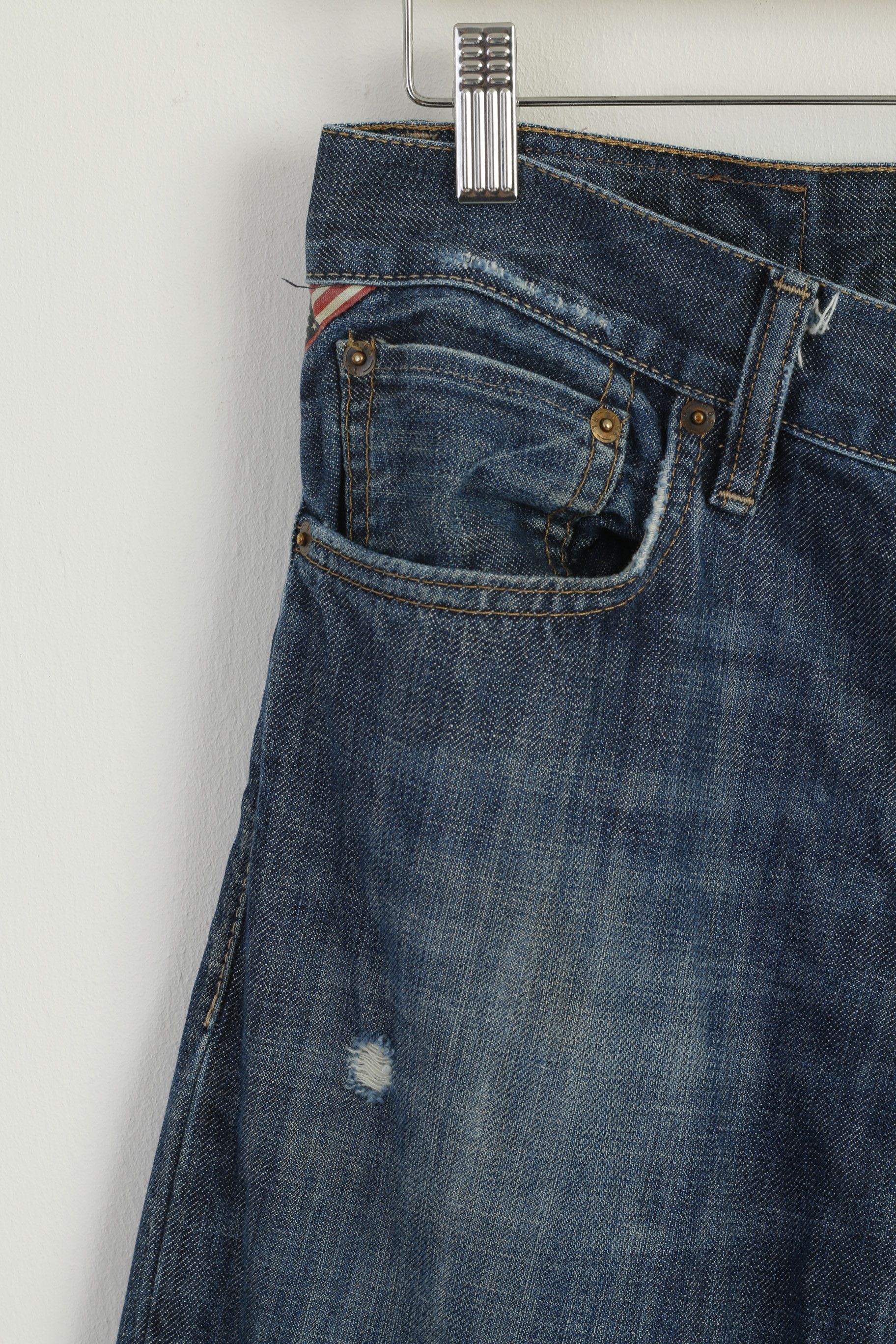 Denim & Supply Ralph Lauren Denim & Supply Ralph Lauren Men 31 Trousers Navy 9647 Size US 31 - 3 Thumbnail