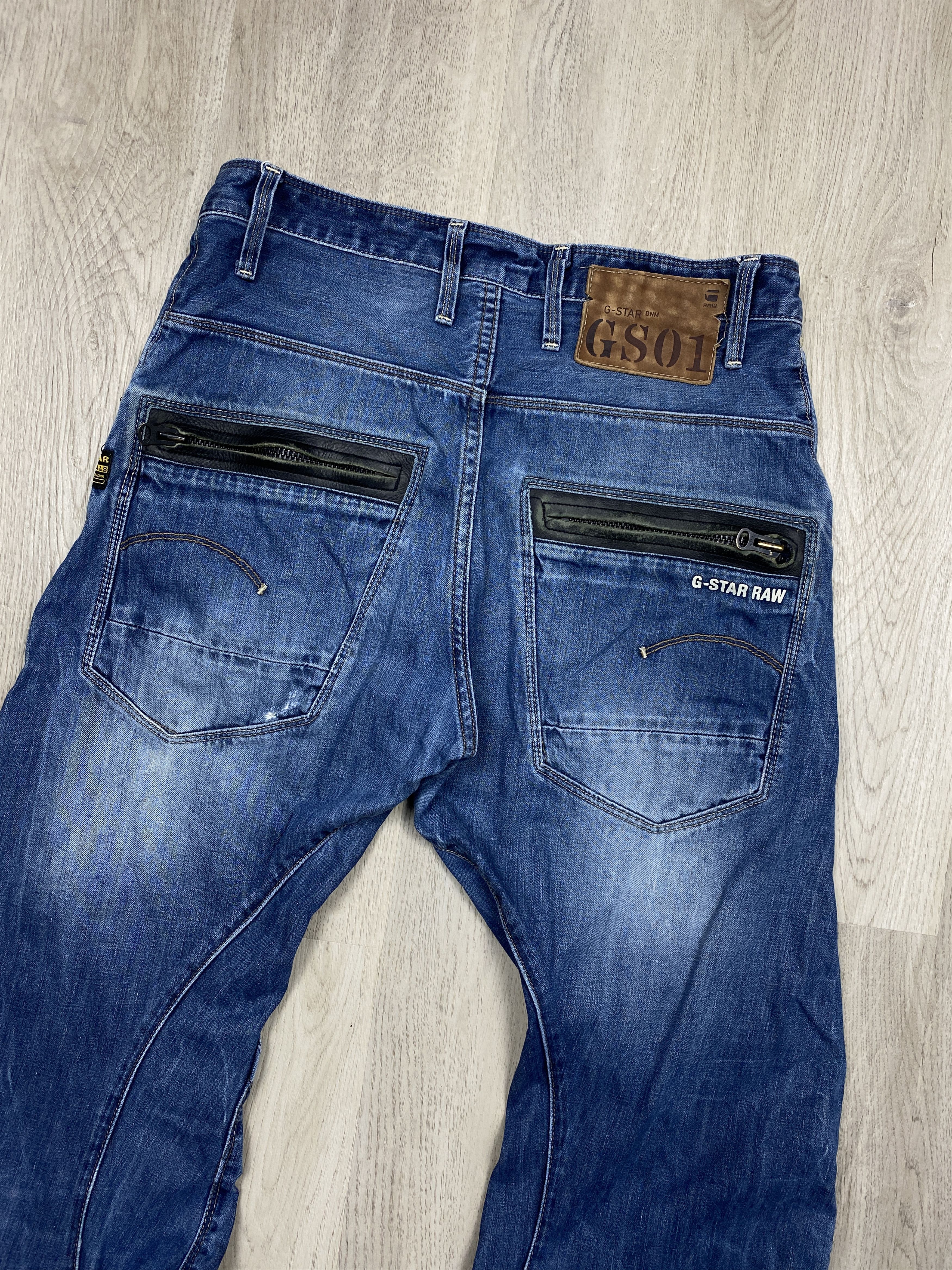 G-Star G Star Raw Mens Denim Pants Arc Riley Loose Tapered Jeans Size US 31 - 8 Thumbnail