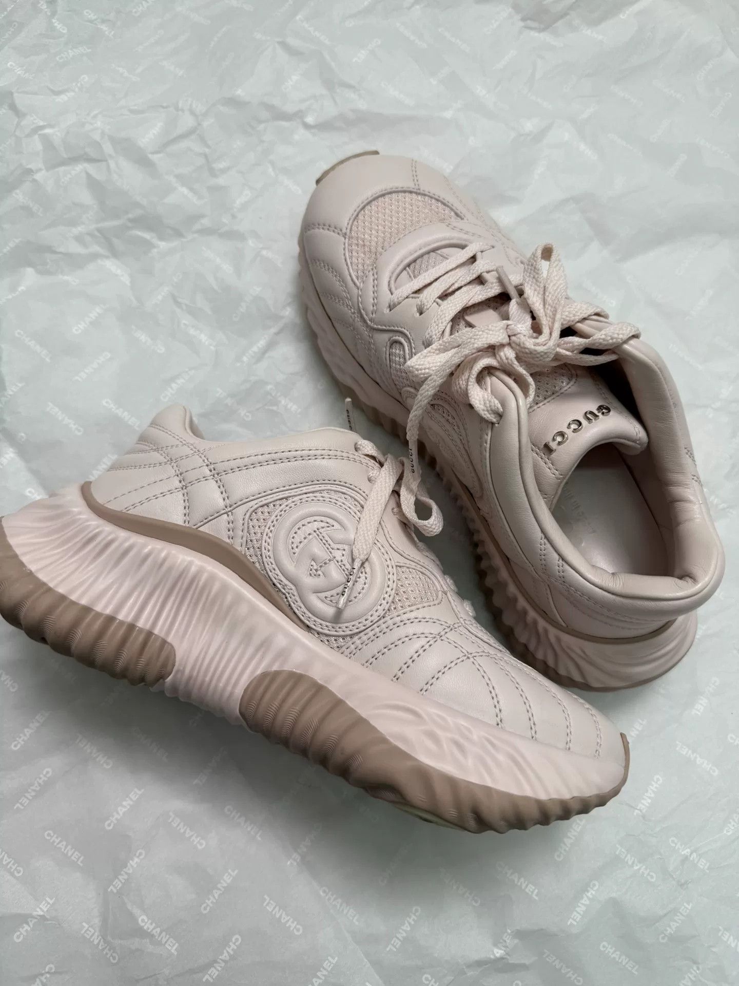 Gucci Gucci Ripple Shoes Size 34.5 Size US 4 / IT 34 - 1 Thumbnail