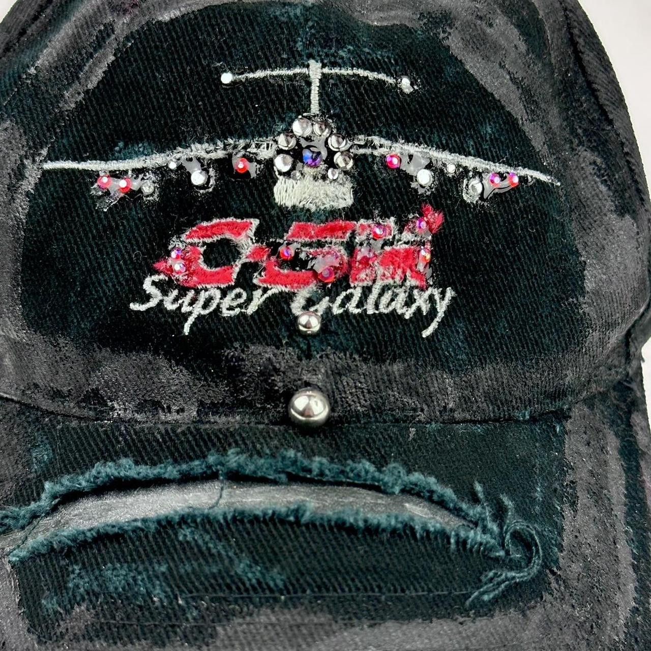 Other ASTROBOI* C5M Super Galaxy Black Rhinestone Pierced Hat Size ONE SIZE - 2 Thumbnail