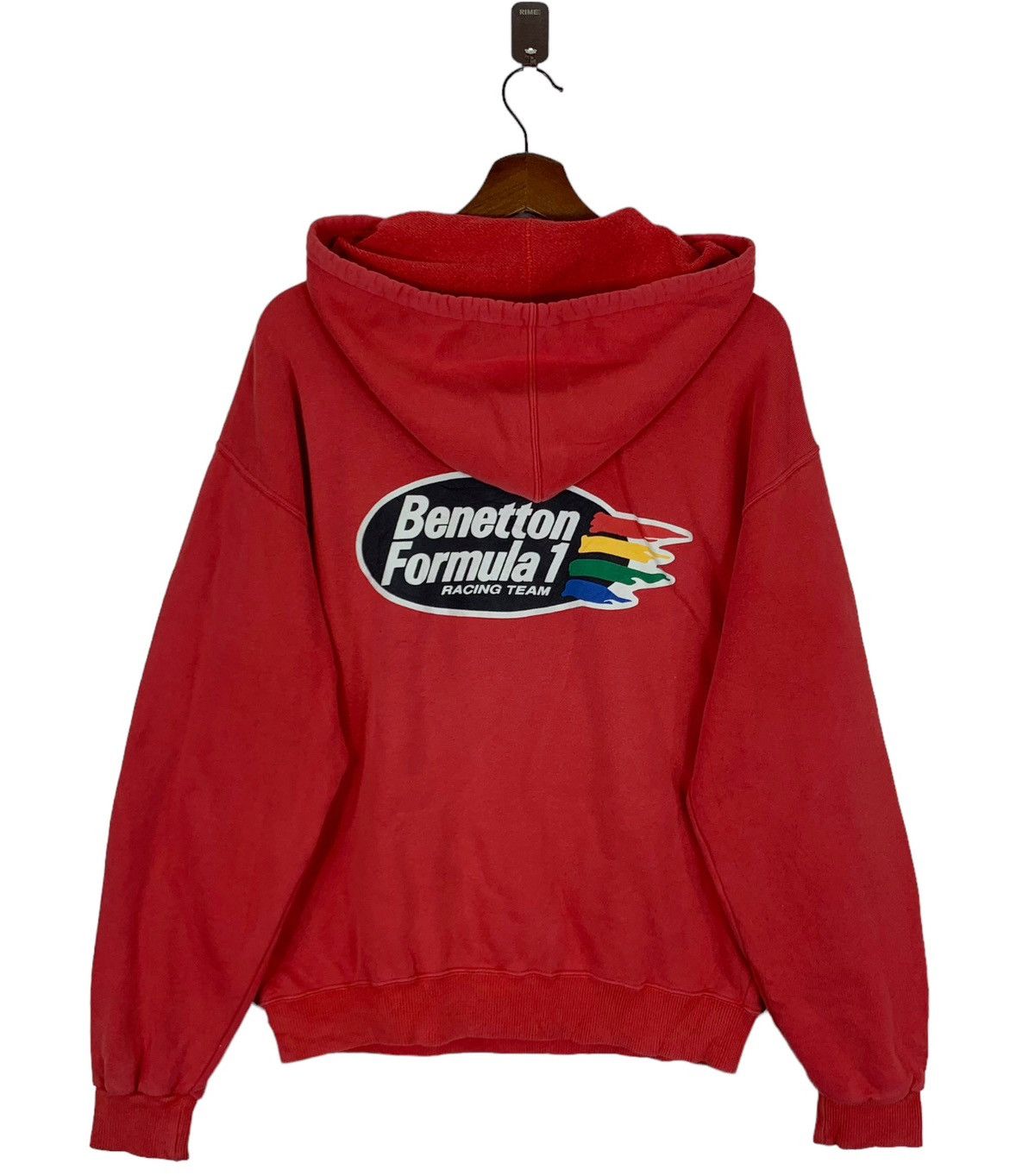 VINTAGE BENETTON FORMULA 1 RACING HOODIE SWEATER