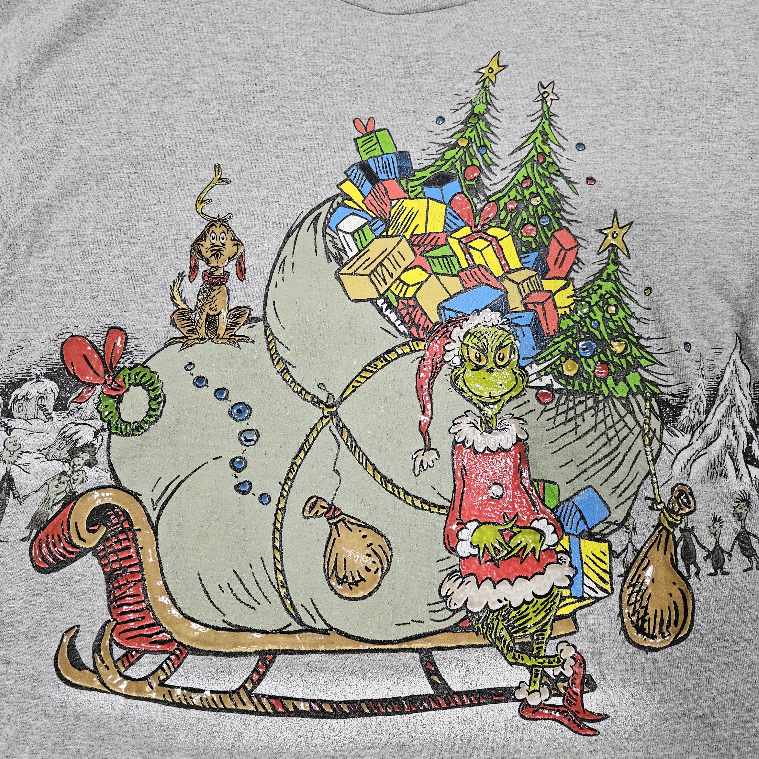 Other Vintage The Grinch Dr Seuss Tshirt Size US L / EU 52-54 / 3 - 3 Thumbnail