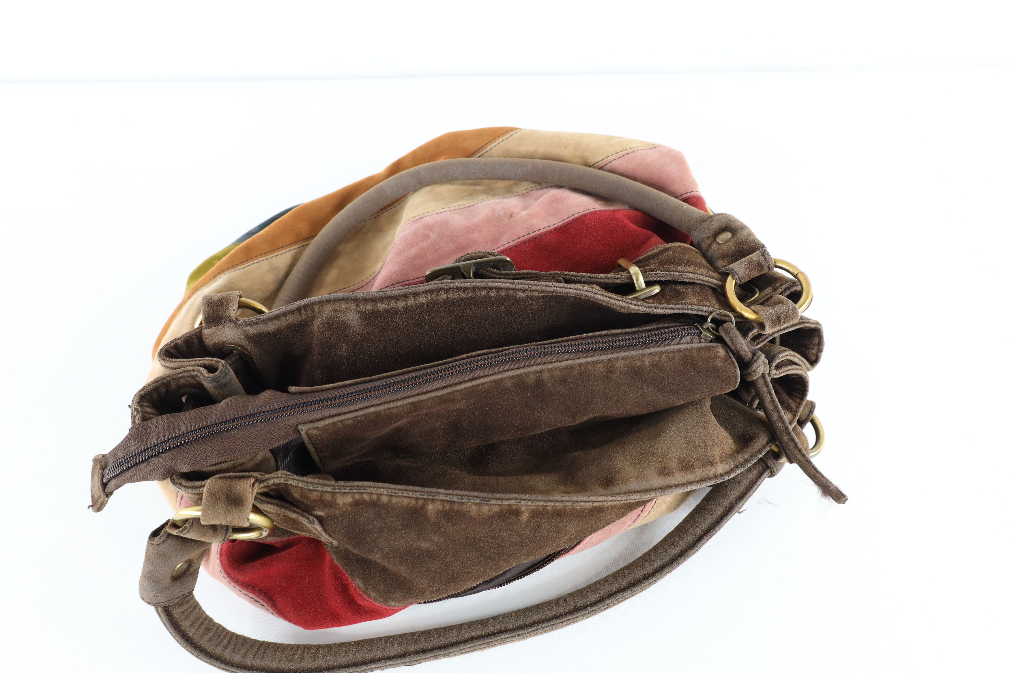 Vintage Vintage 90s Y2K Babydoll Streetwear Rainbow Hobo Buckle Bag Size ONE SIZE - 12 Thumbnail