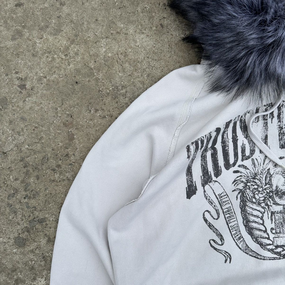 If Six Was Nine × Japanese Brand VTG Japanese Style Peter Werth Hoodie Fur Custom By Me Y2K Size US L / EU 52-54 / 3 - 4 Thumbnail
