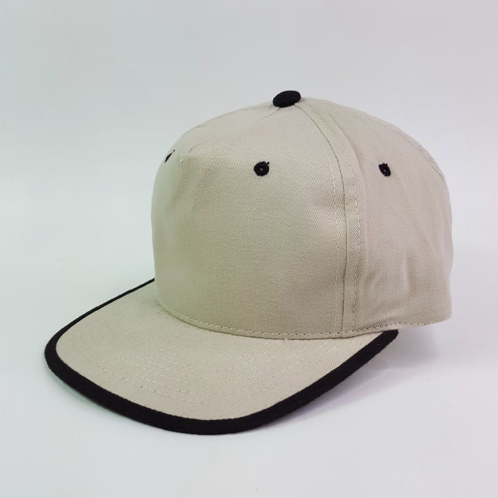 Vintage VINTAGE Outdoor Cap Beige Hat Twill Trucker Cap 90s Sports Casual Embroidered Adjustable Strap Baseball Men Mens Size ONE SIZE - 3 Thumbnail