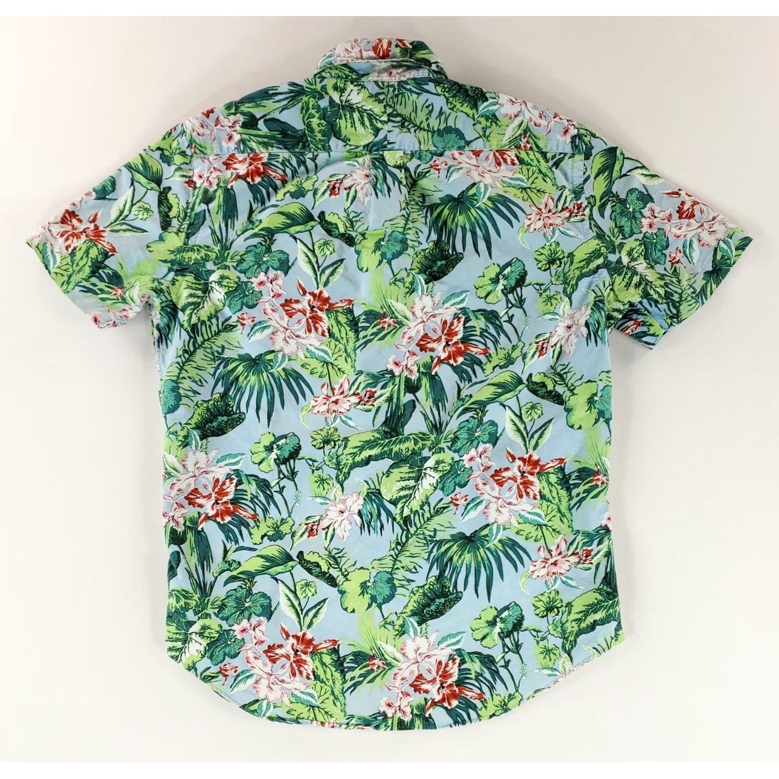 Ralph Lauren Ralph Lauren Shirt Button Down Floral Short Sleeve Green Blue Mens S Multicolor Size US S / EU 44-46 / 1 - 3 Thumbnail