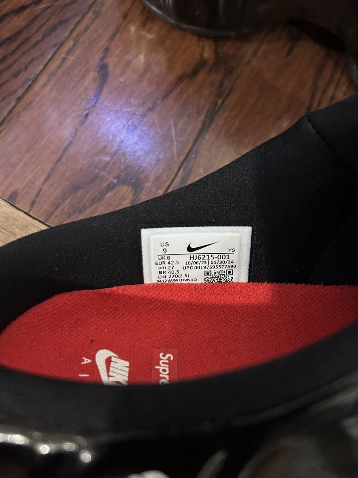 Supreme Supreme/Nike Clogposite Black Size US 9 / EU 42 - 7 Thumbnail