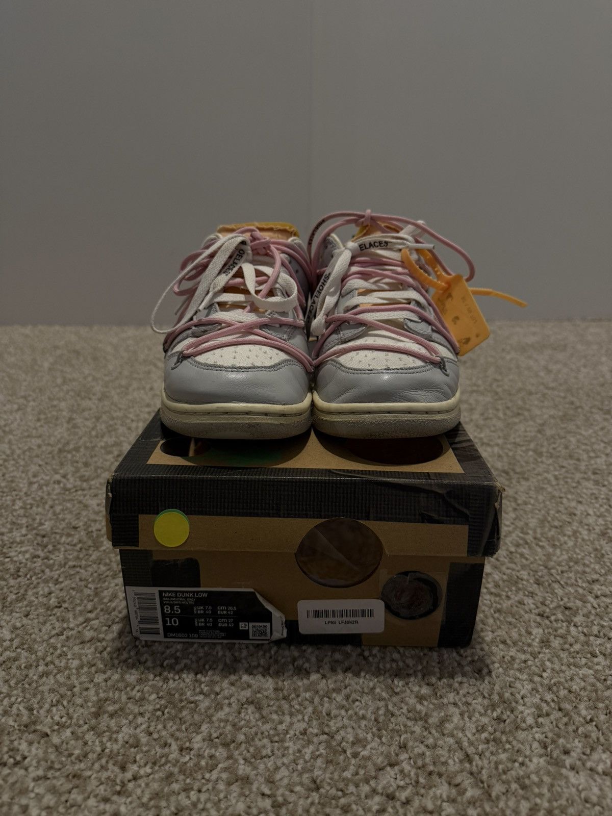 Nike × Off-White Nike Off White Dunks Lot 9 of 50 Size US 8.5 / EU 41-42 - 2 Thumbnail