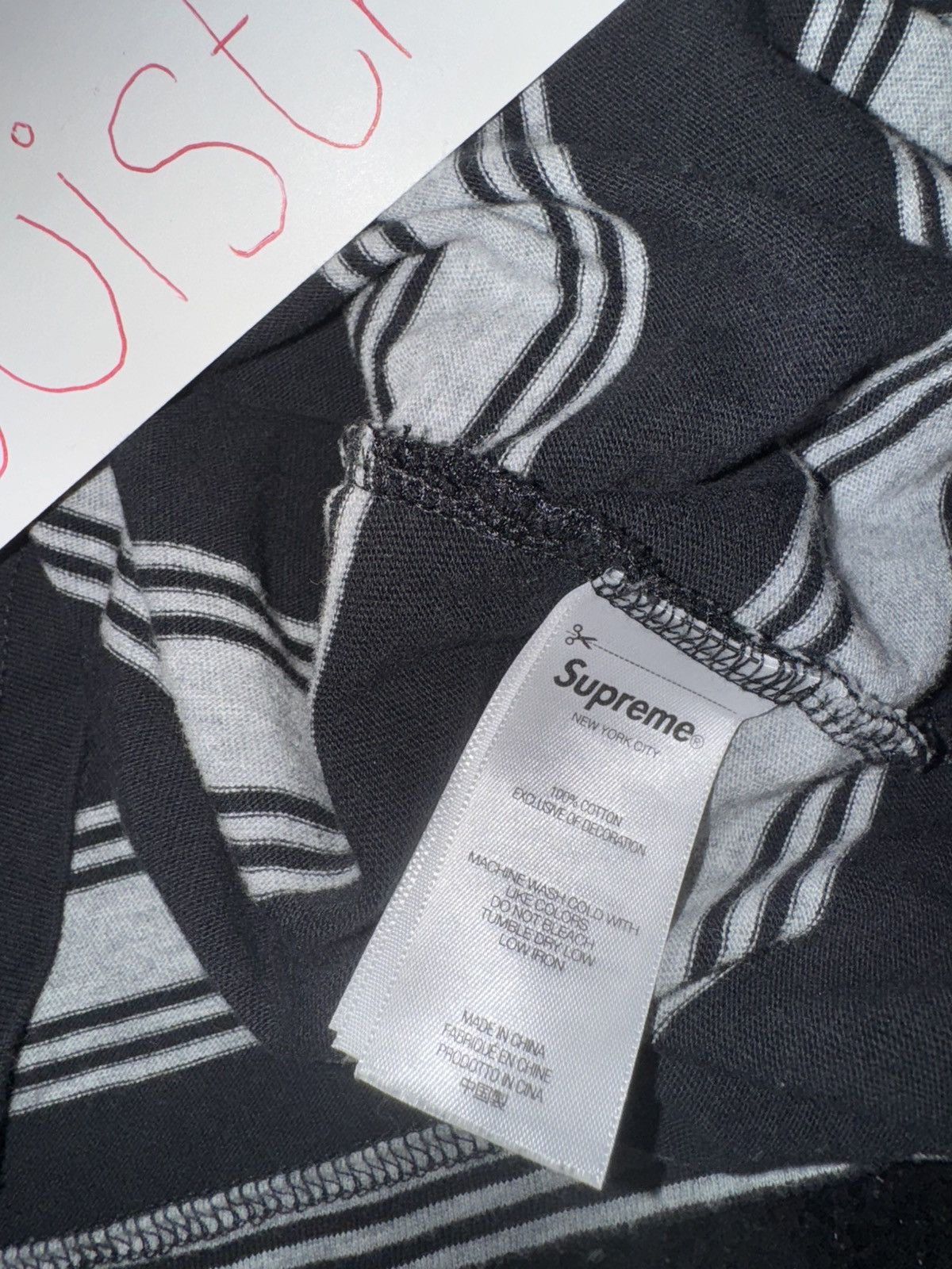 Supreme Supreme fw25 Stripe Pocket L/S Top Size US S / EU 44-46 / 1 - 7 Thumbnail