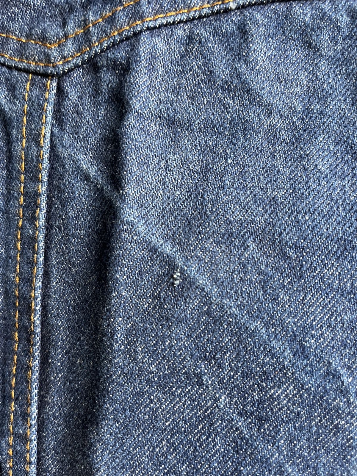 Levi's Vintage 1970s Levis Smile Pocket Leather Trim Vest Size L / US 10 / IT 46 - 8 Thumbnail