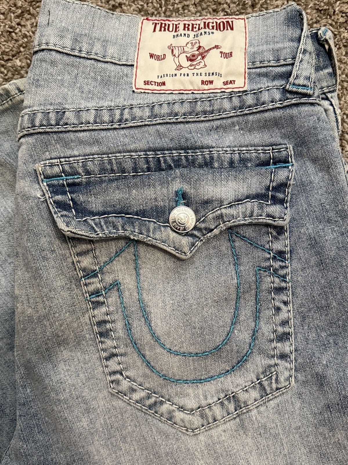 True Religion True Religion ‘Ricky’ Jeans Size US 34 / EU 50 - 2 Thumbnail