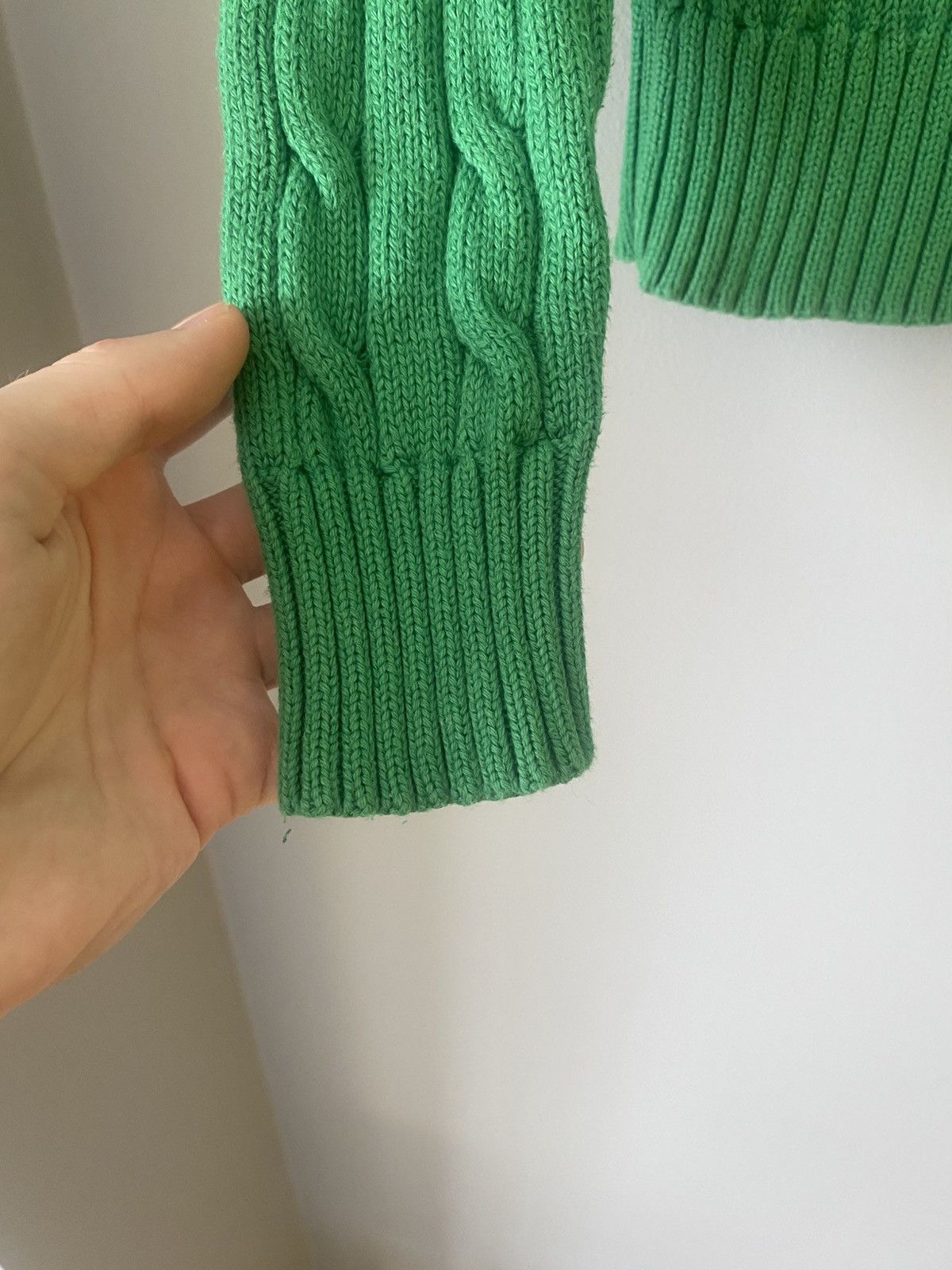 Polo Ralph Lauren × Ralph Lauren Ralph Lauren women’s sweater cableknit green s old money Size S / US 4 / IT 40 - 5 Thumbnail