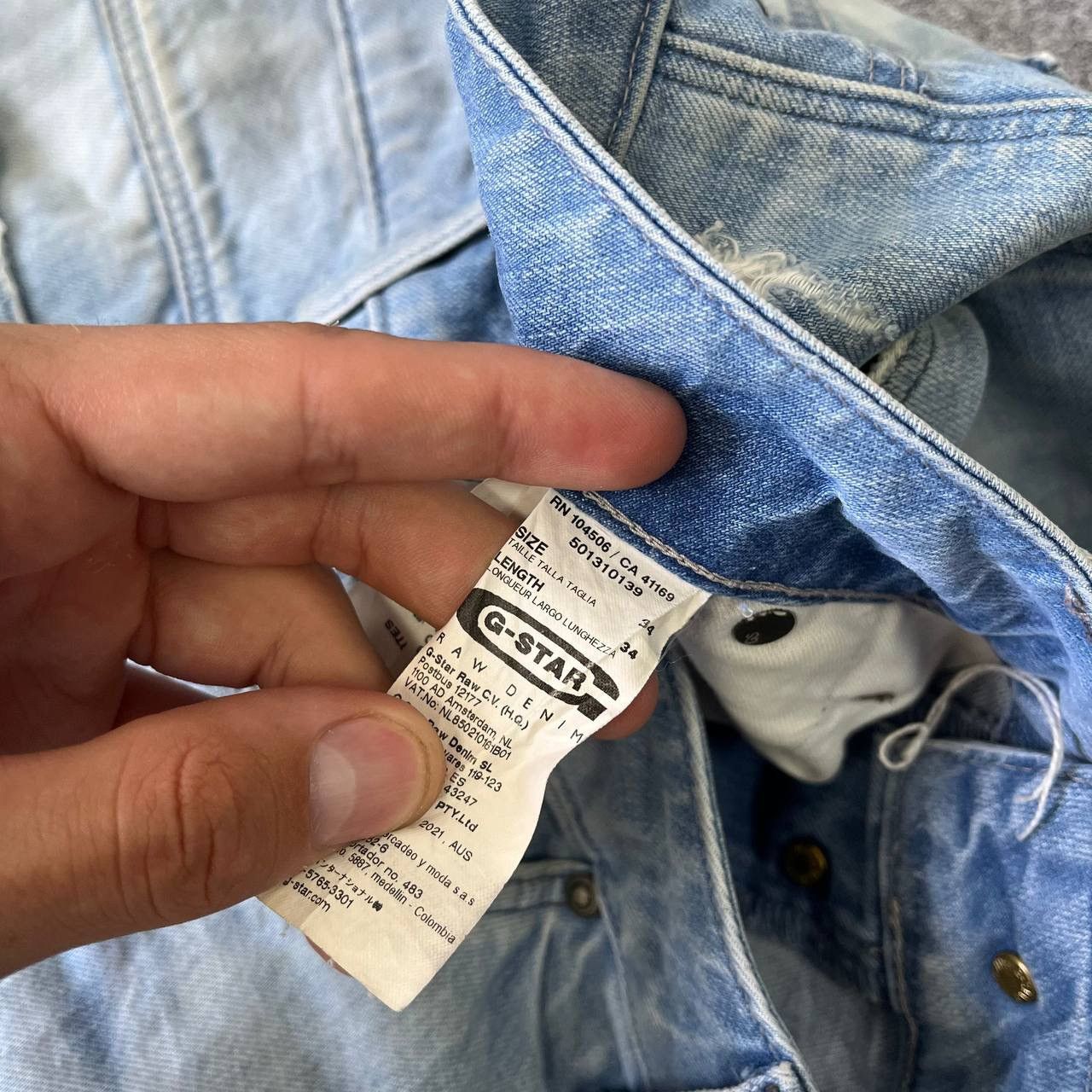 G-Star Japan Style G-Star Raw denim vintage jeans distressed y2k Size US 34 / EU 50 - 4 Thumbnail