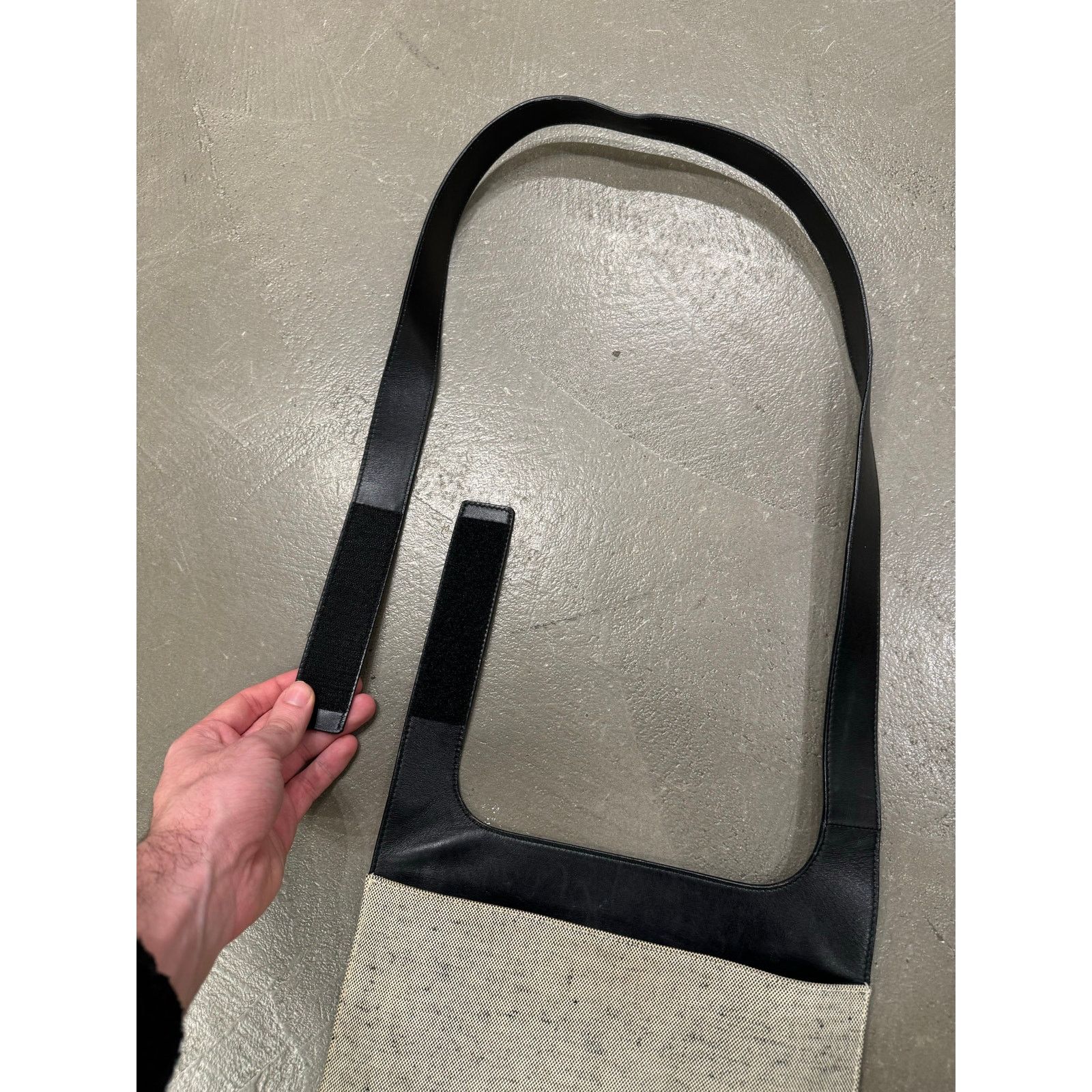 A/W1999 Prada leather and wool shoulder bag