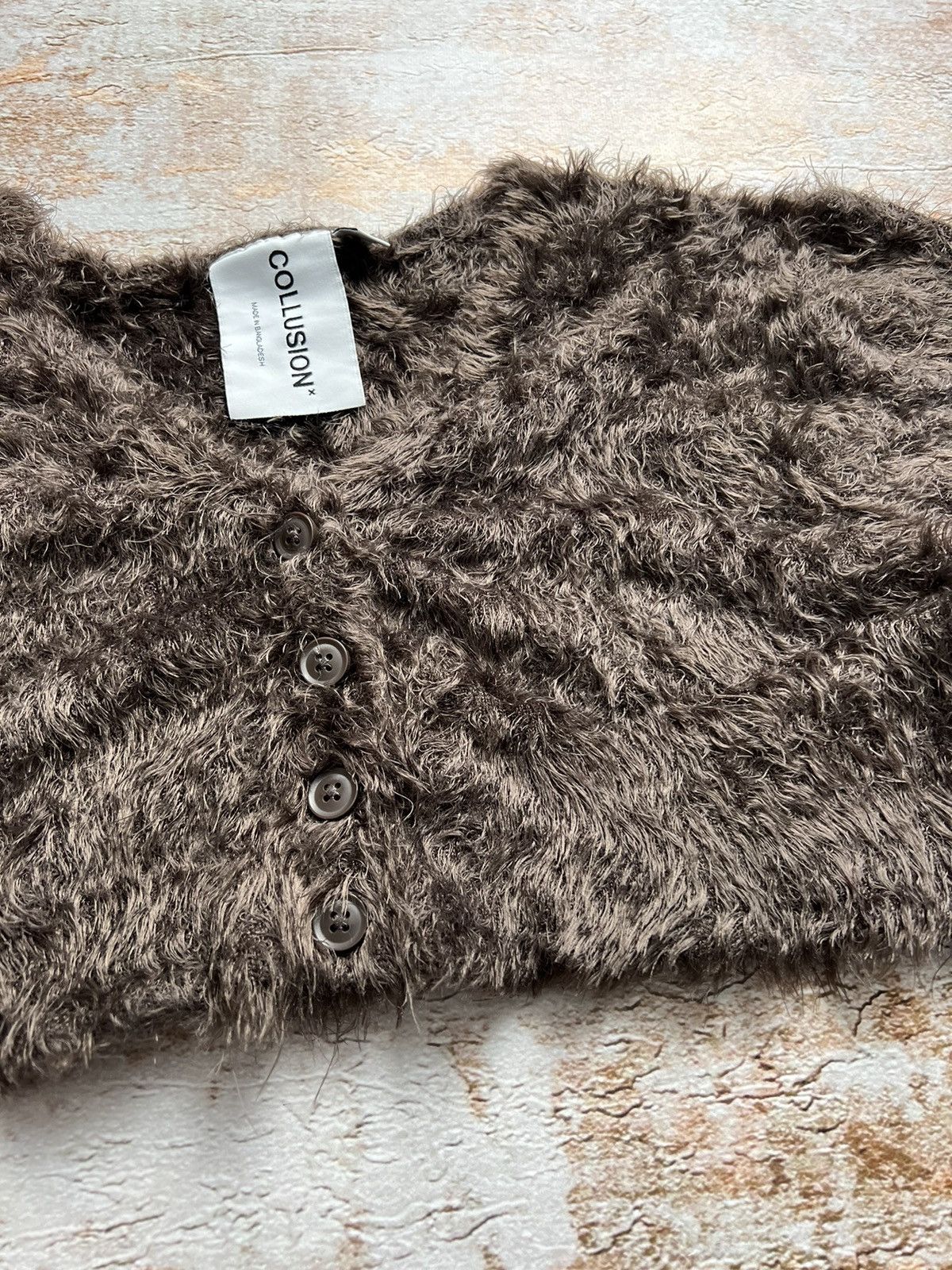 Japanese Brand Collusion cropped cardigan Size S / US 4 / IT 40 - 3 Thumbnail