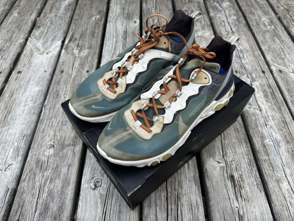 Nike × Undercover 2018 React Element 87 Green Mist BQ2718-300 Size US 13 / EU 46 - 1 Thumbnail