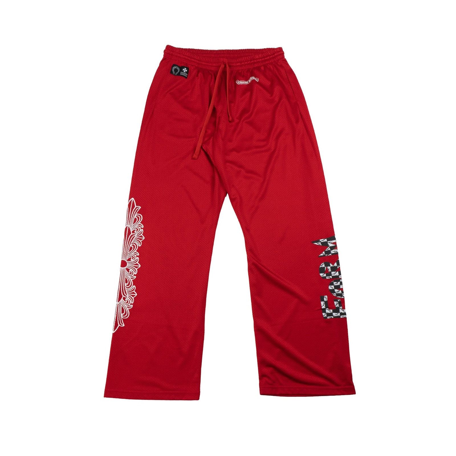 Chrome Hearts Matty Boy Jersey Mesh Pants 'Red' Size US 38 / EU 54 - 1 Thumbnail