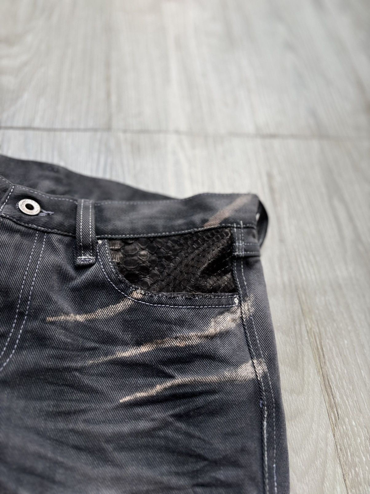 Japanese Brand lace up flare jeans Size US 28 / EU 44 - 4 Thumbnail